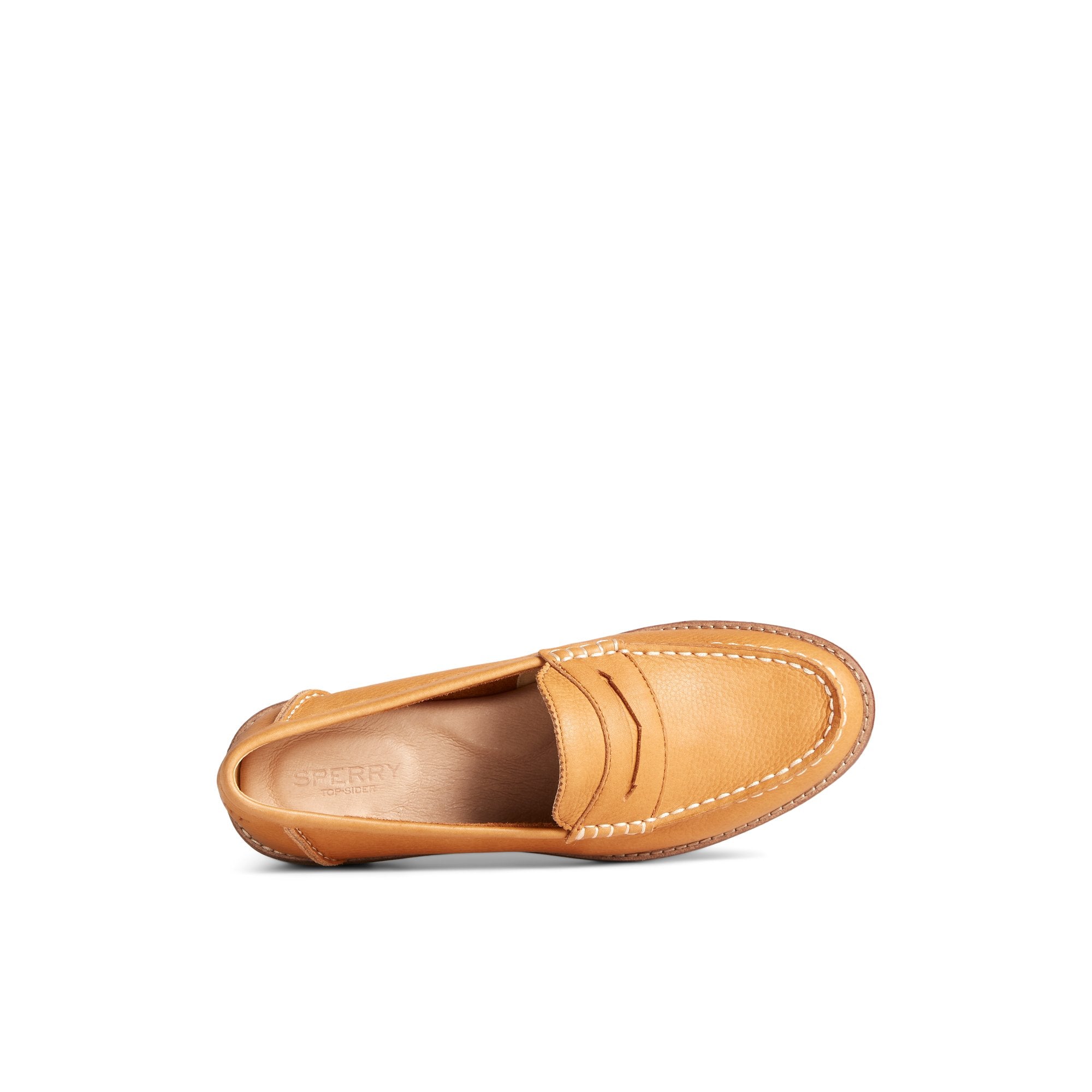 Seaport Penny Leather Loafer Medium Beige - Image 6