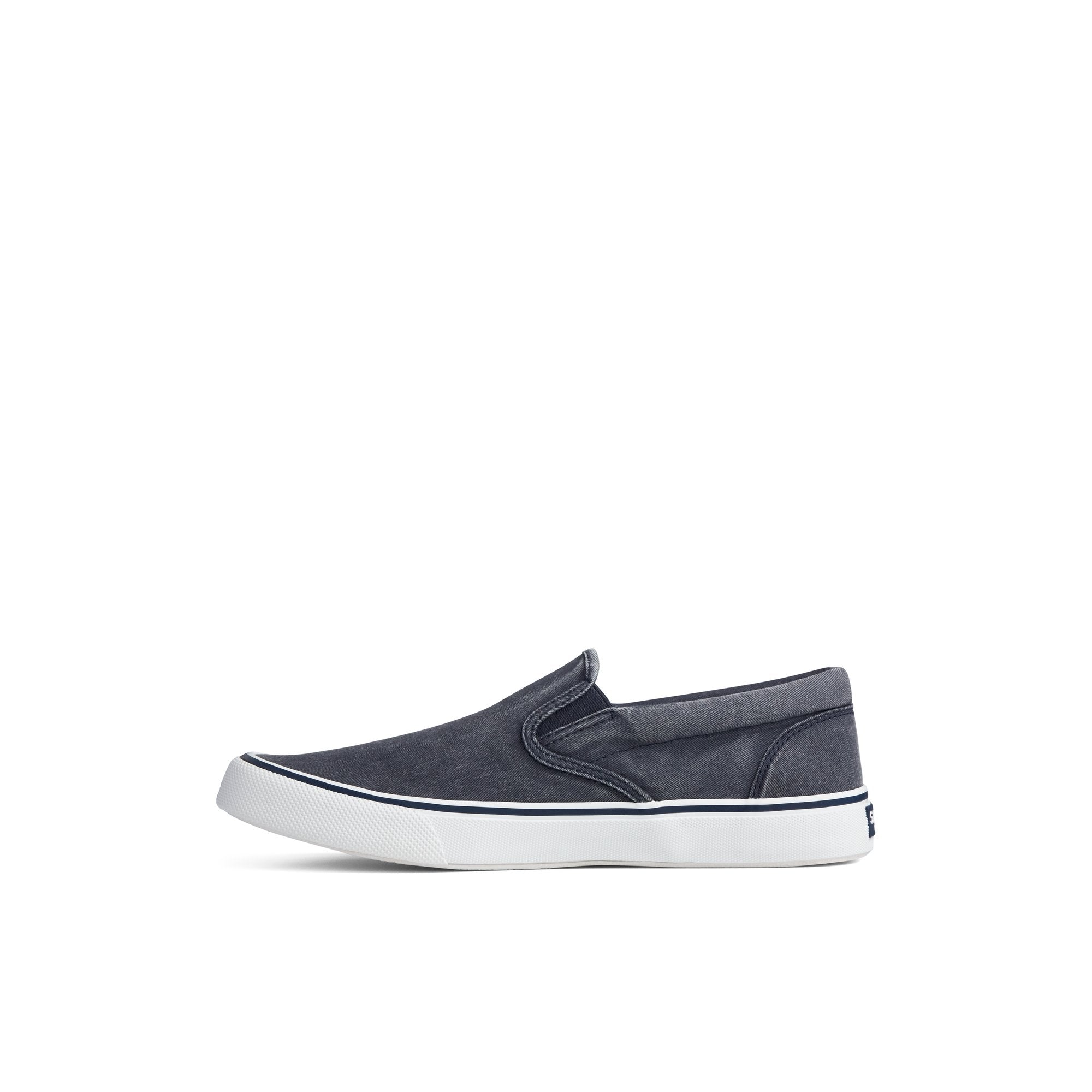 Striperii so Navy Unisex Sneakers - Image 2