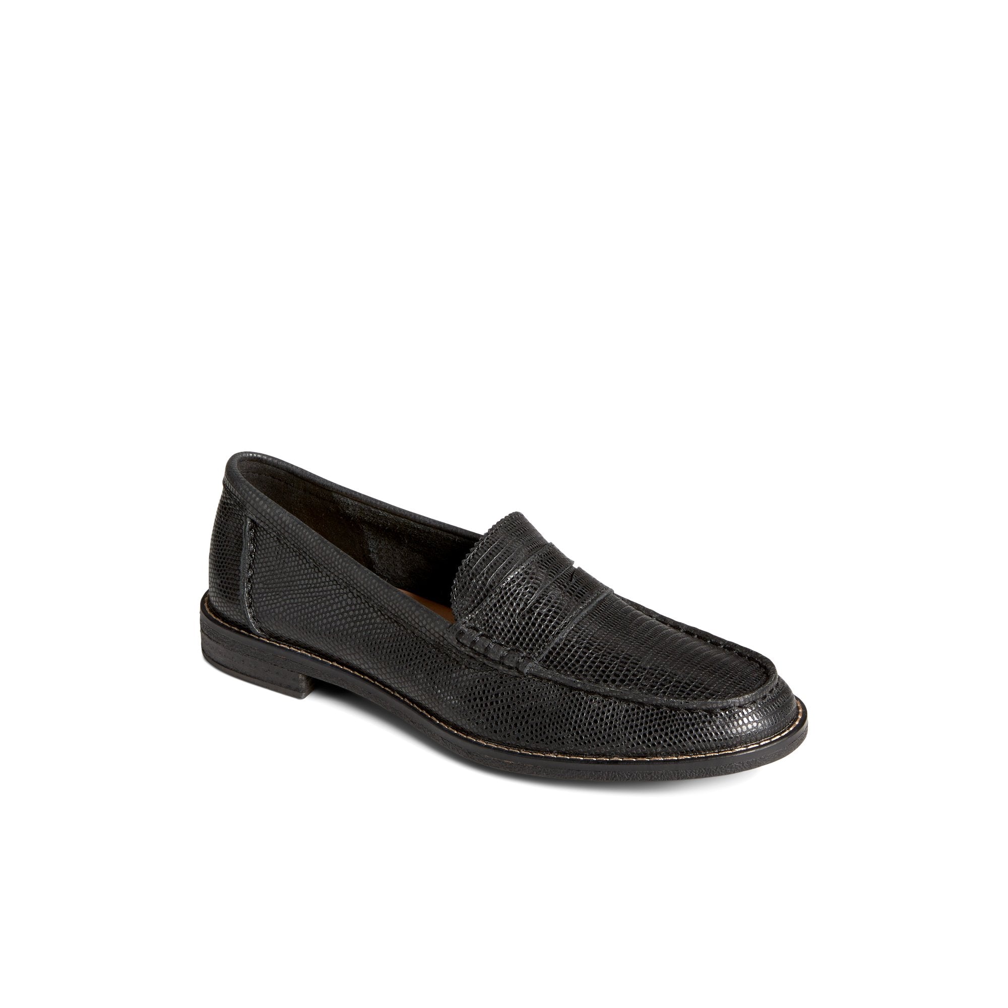 Seaport Penny Leather Loafer Black - 2 - Image 3