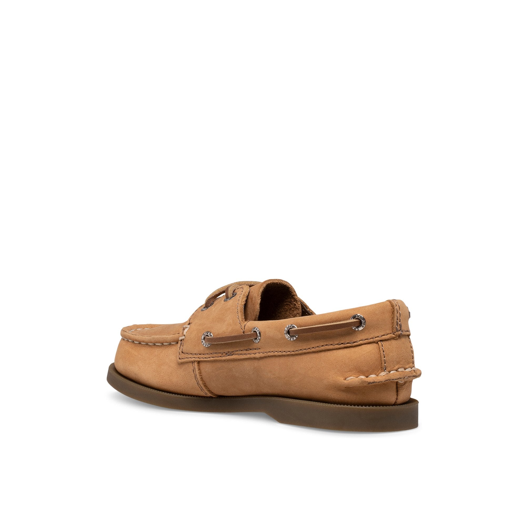 Aokleather Dark Brown Kids Boat Shoes - Image 2