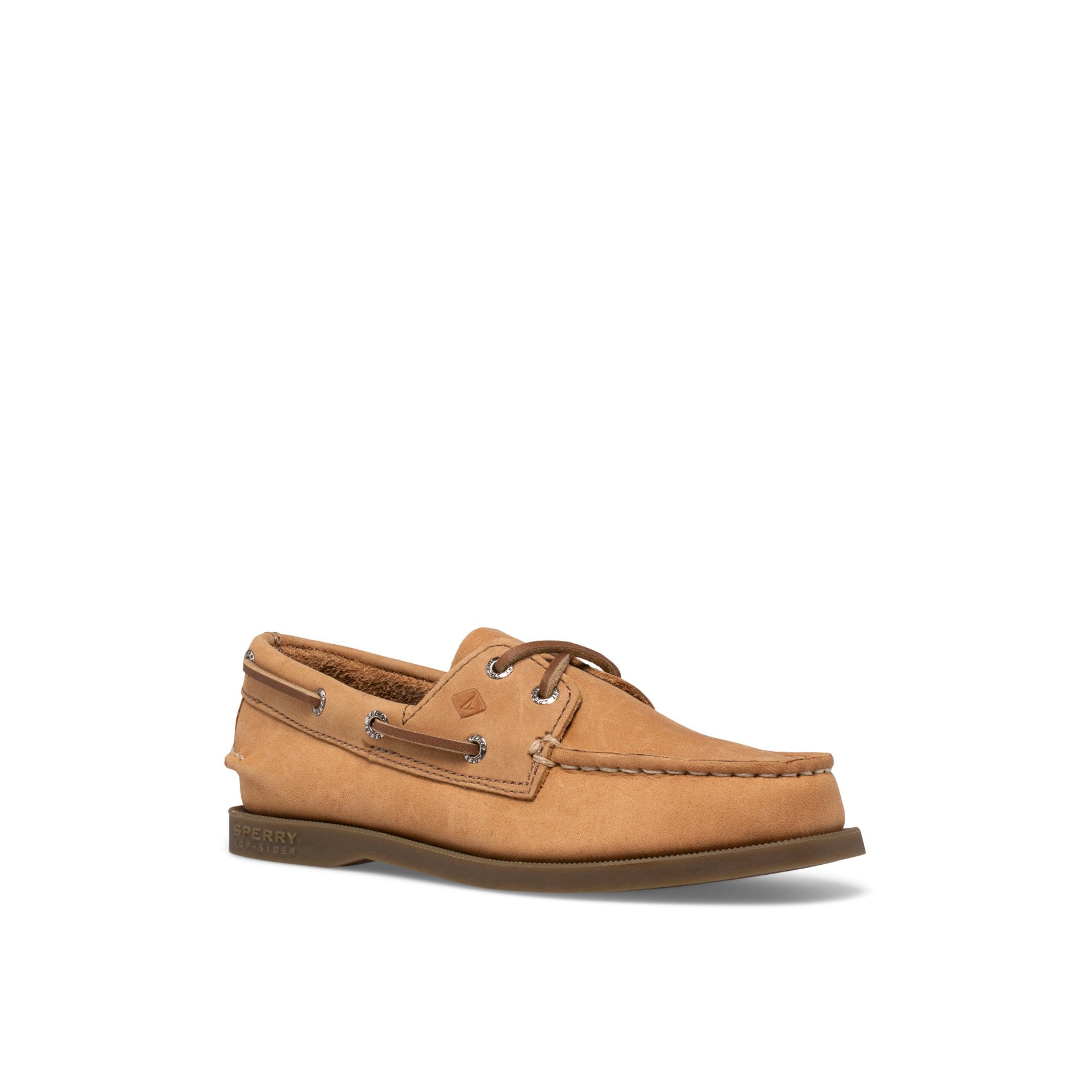 Aokleather Dark Brown Kids Boat Shoes - Image 3