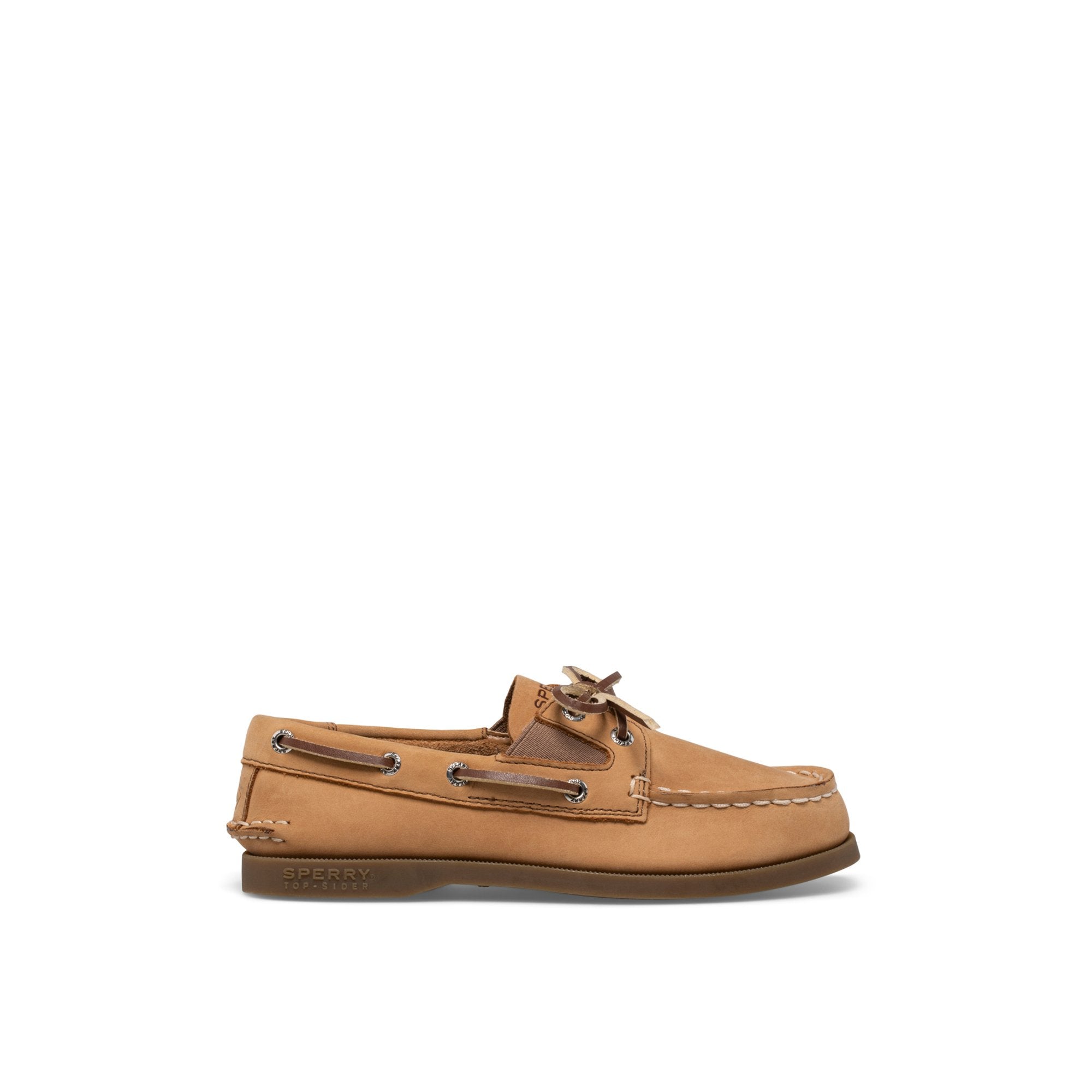 Aosliponklea Dark Brown Kids Boat Shoes
