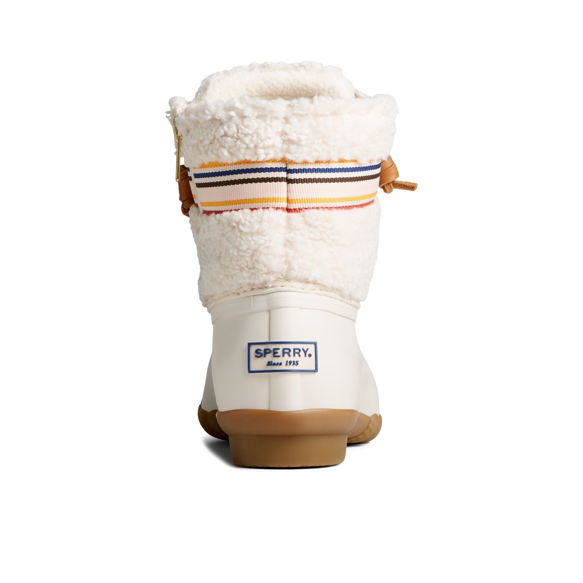 Saltwater™ Rainbow Sherpa Duck Boot Bone - Image 4