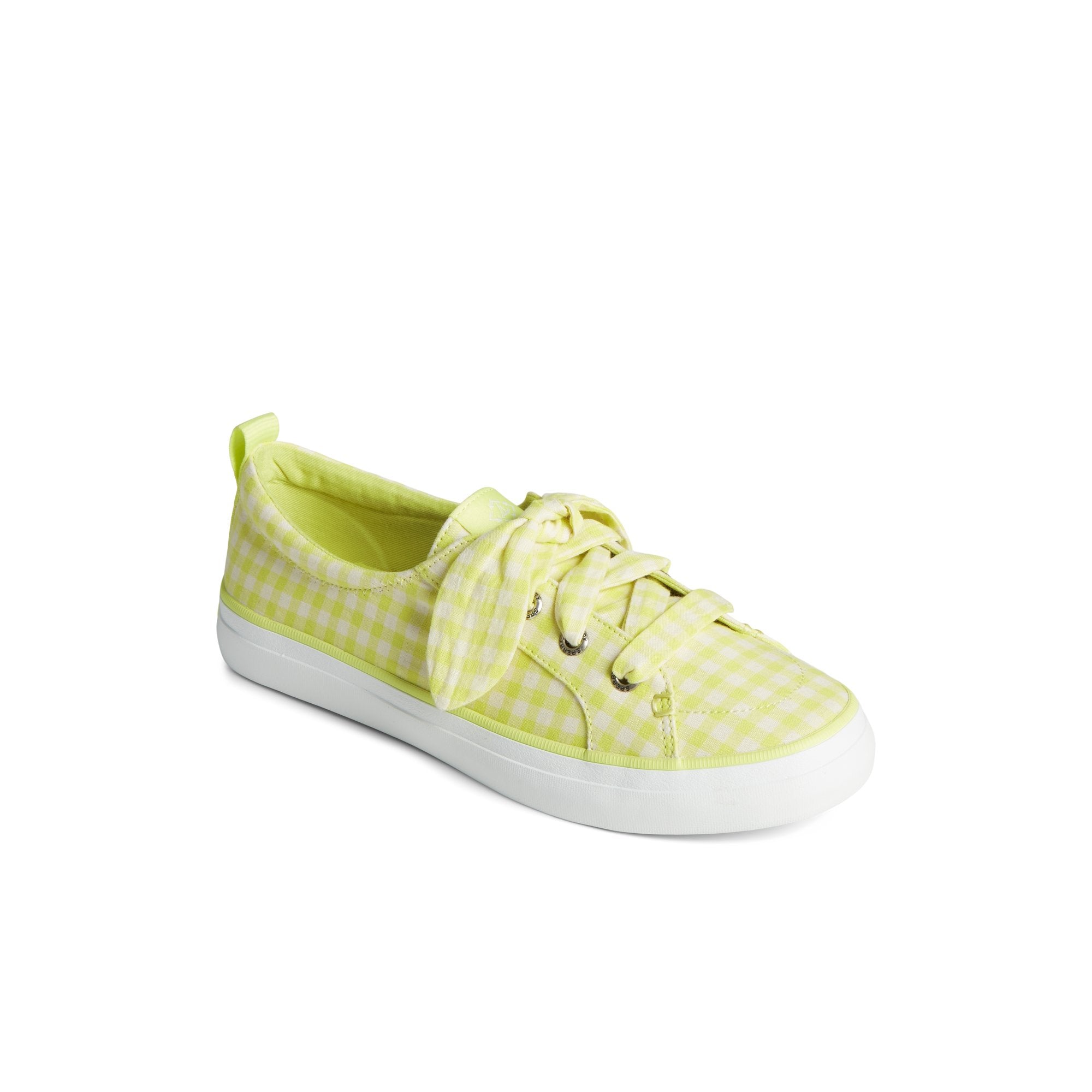 Crest Vibe Gingham Sneaker Light Green - Image 3