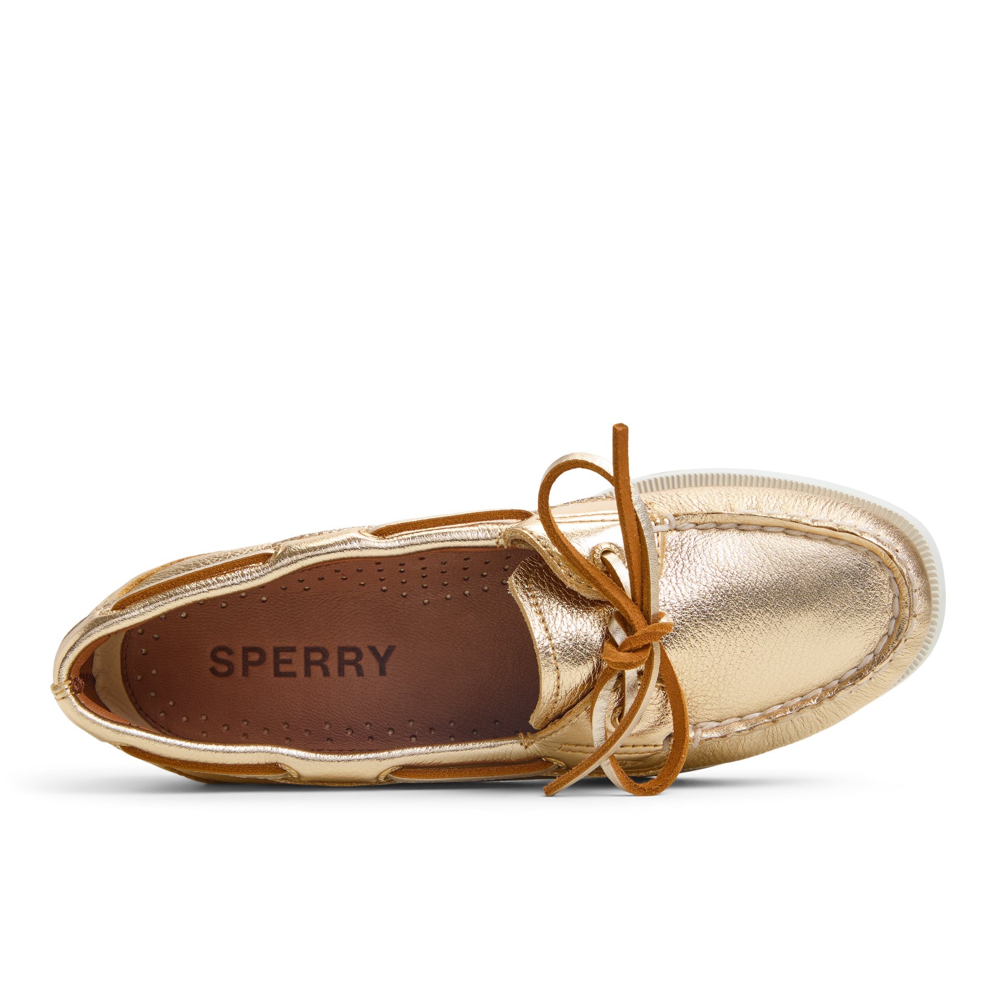 Authentic Original™ 1 Eye Boat Shoe Gold Women's Leather - Image 6