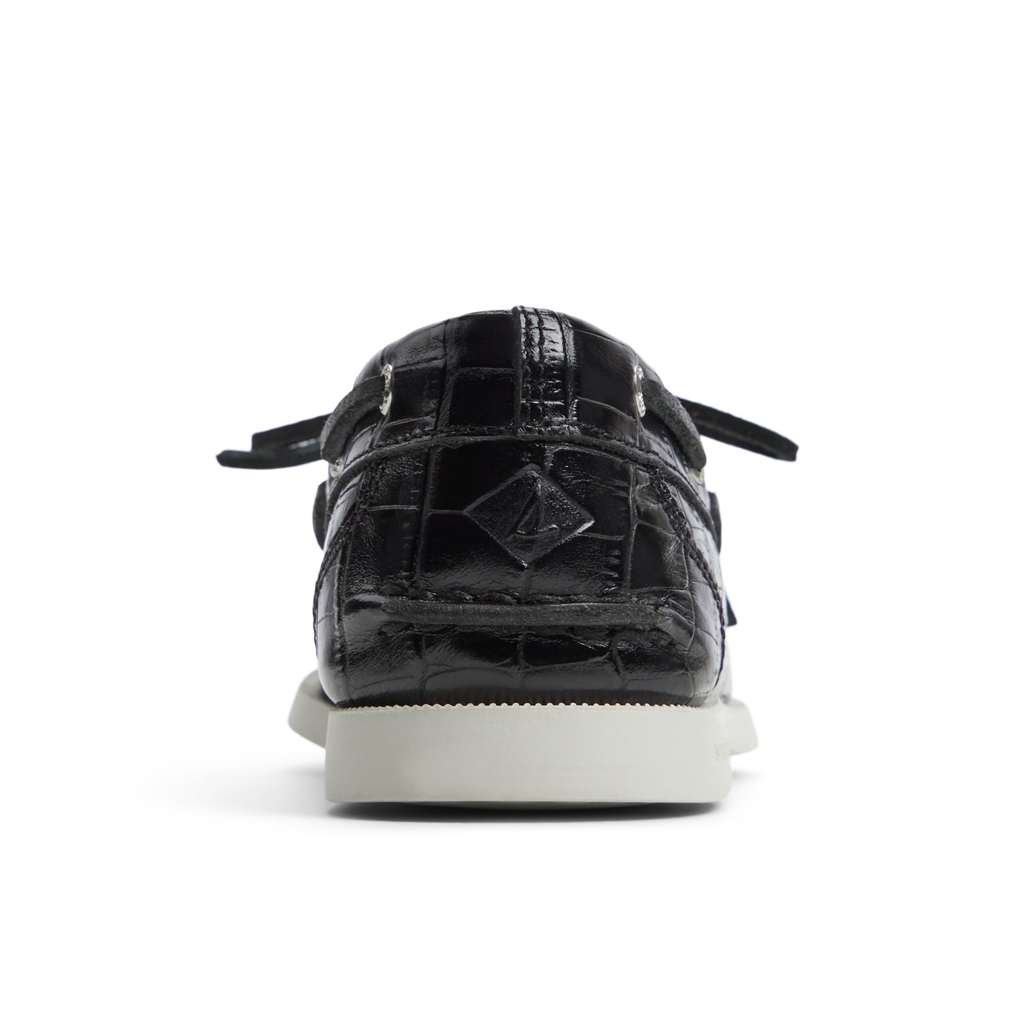 Authentic Original™ 1 Eye Boat Shoe Black Women's Leather - Image 4