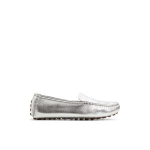 Port Driving Moccasin Silver