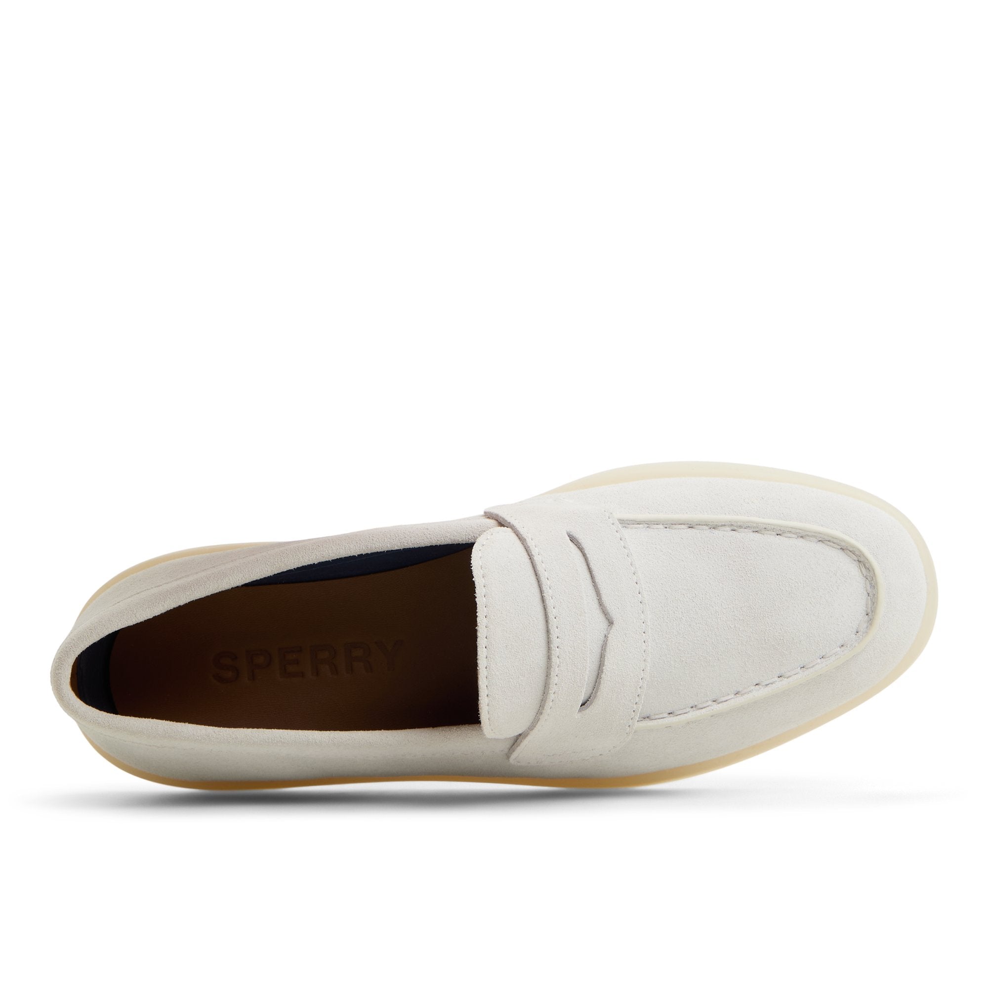 Wedge Cupsole Penny Ladies White - Image 6