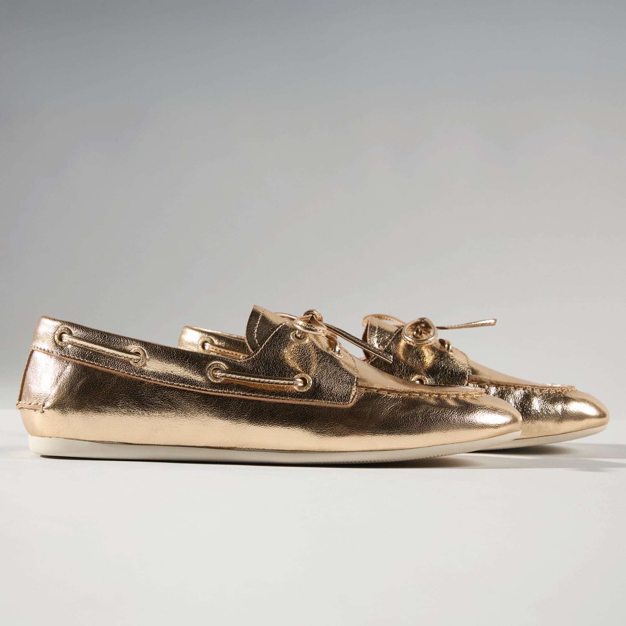 Slim Boat Shoe Gold - Image 8
