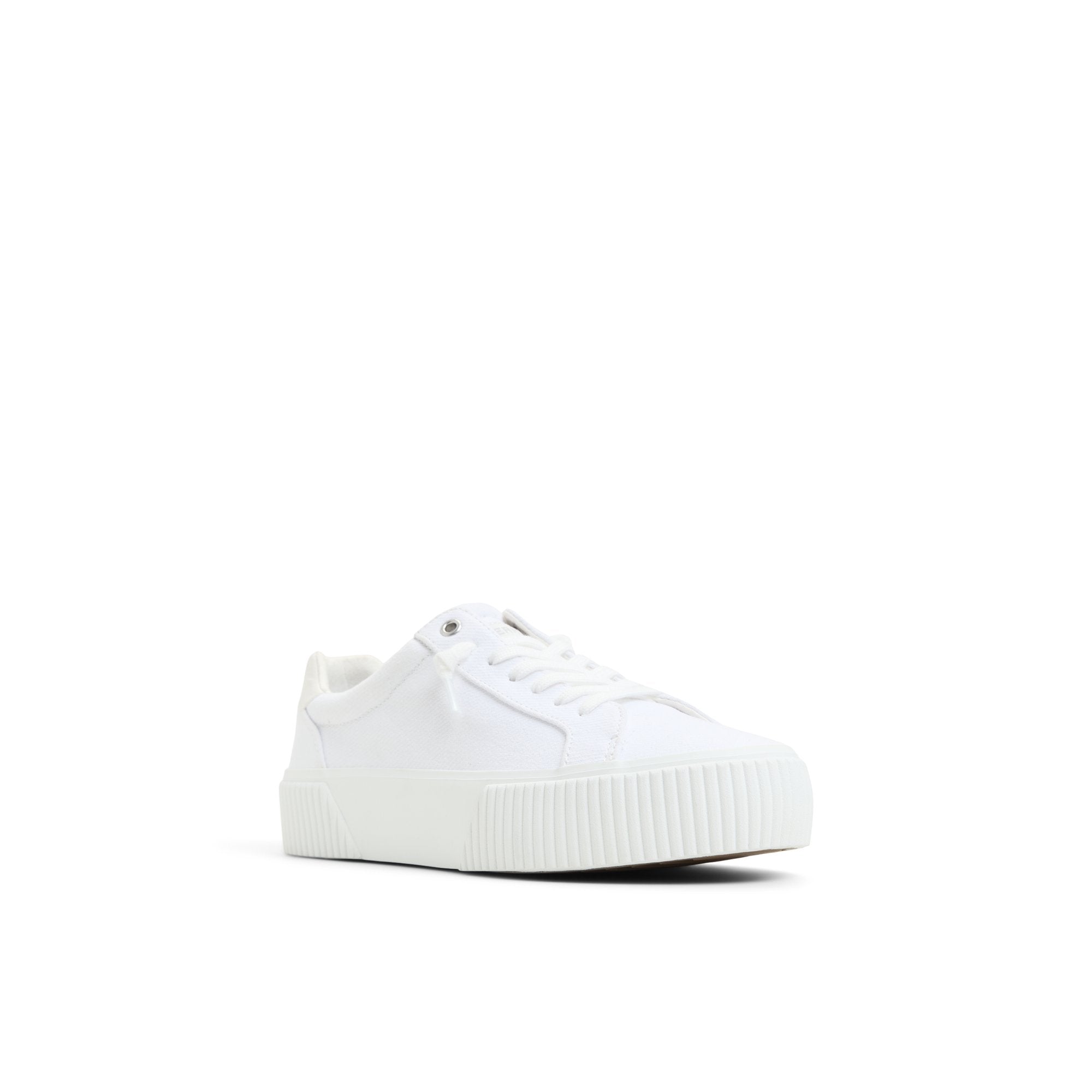 Bermuda Lace to Toe Platform Sneakers White - Image 3