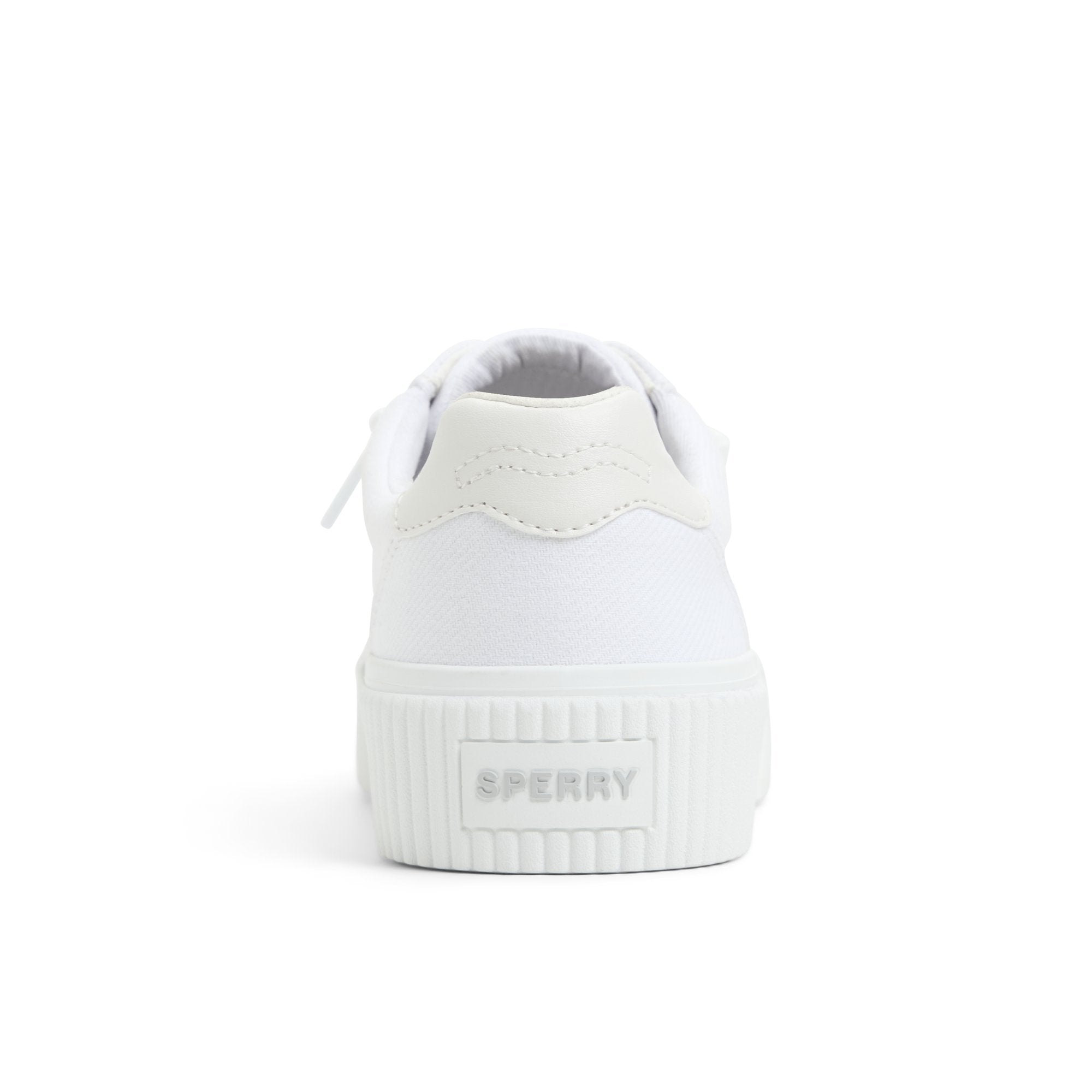 Bermuda Lace to Toe Platform Sneakers White - Image 4