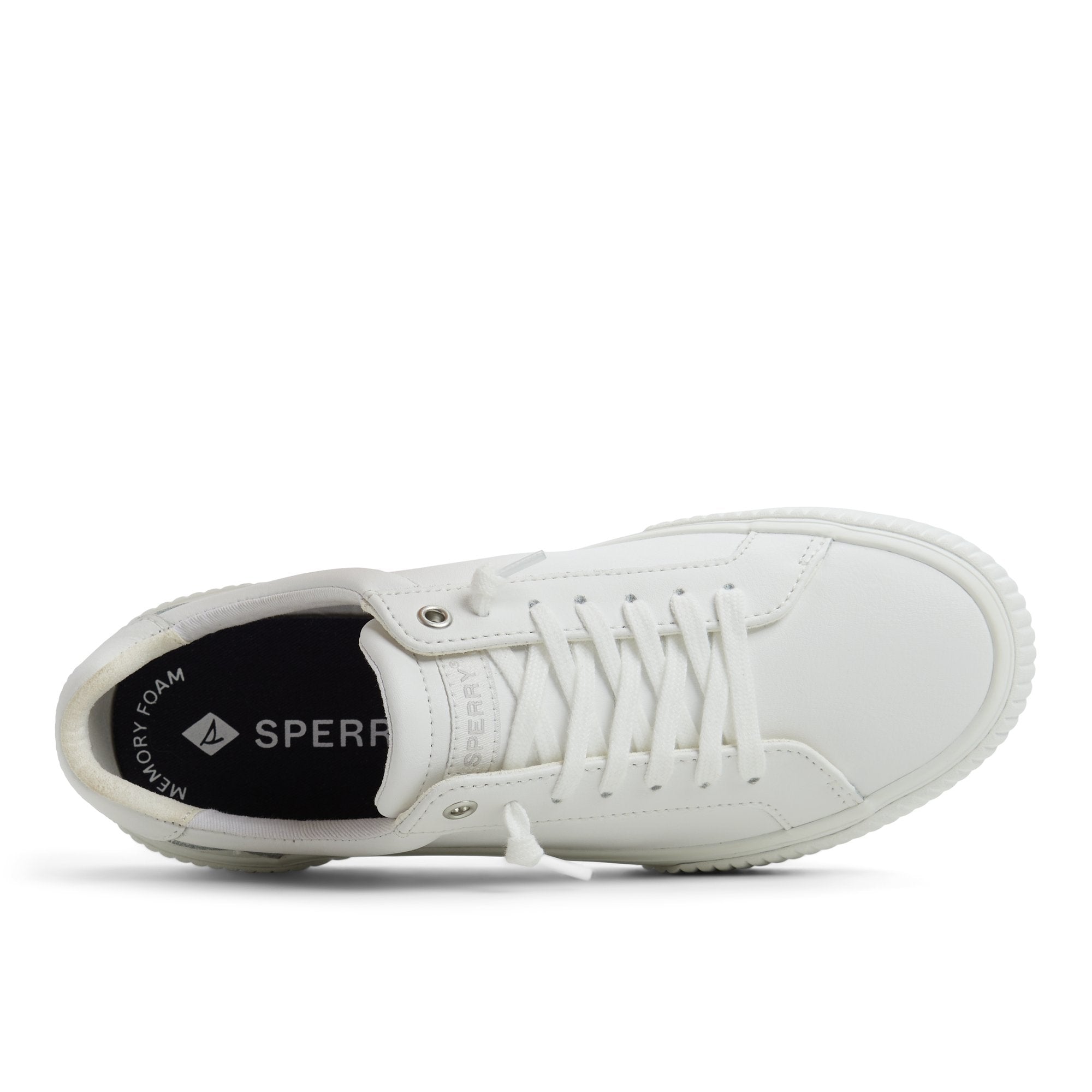 Bermuda Lace to Toe Platform Sneakers White - 2 - Image 6