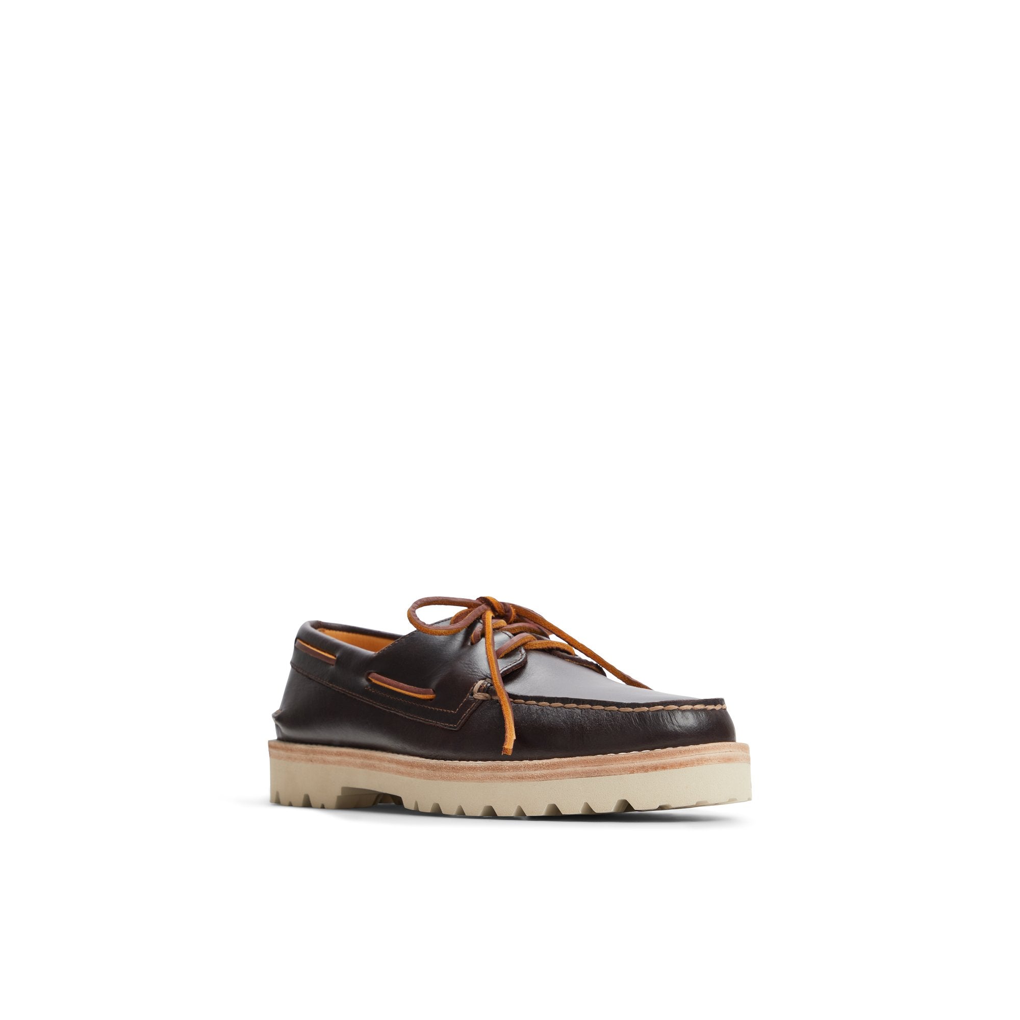 Authentic Original™ 2-Eye Lug Boat Shoe Brown - Image 4