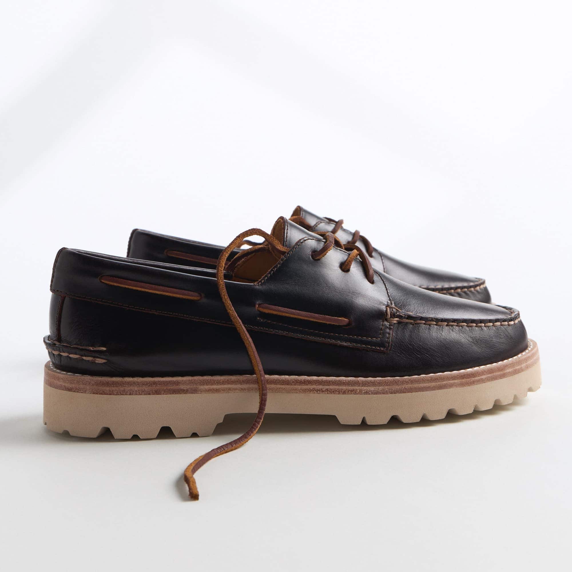 Authentic Original™ 2-Eye Lug Boat Shoe Brown - Image 2