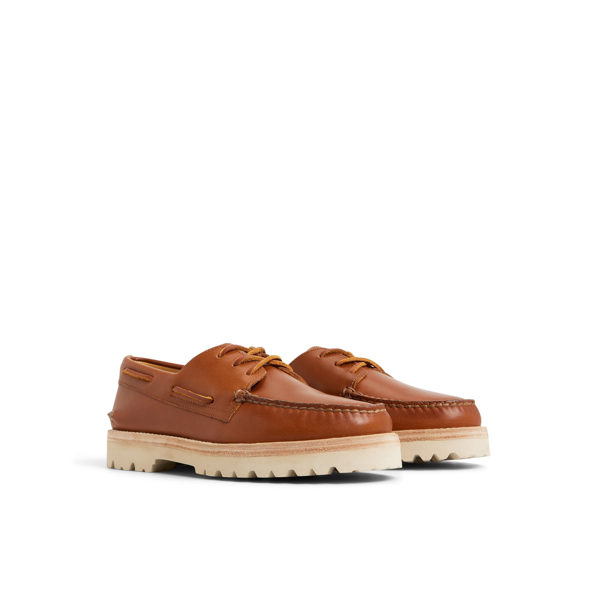Authentic Original™ 2-Eye Lug Boat Shoe Tan - Image 3