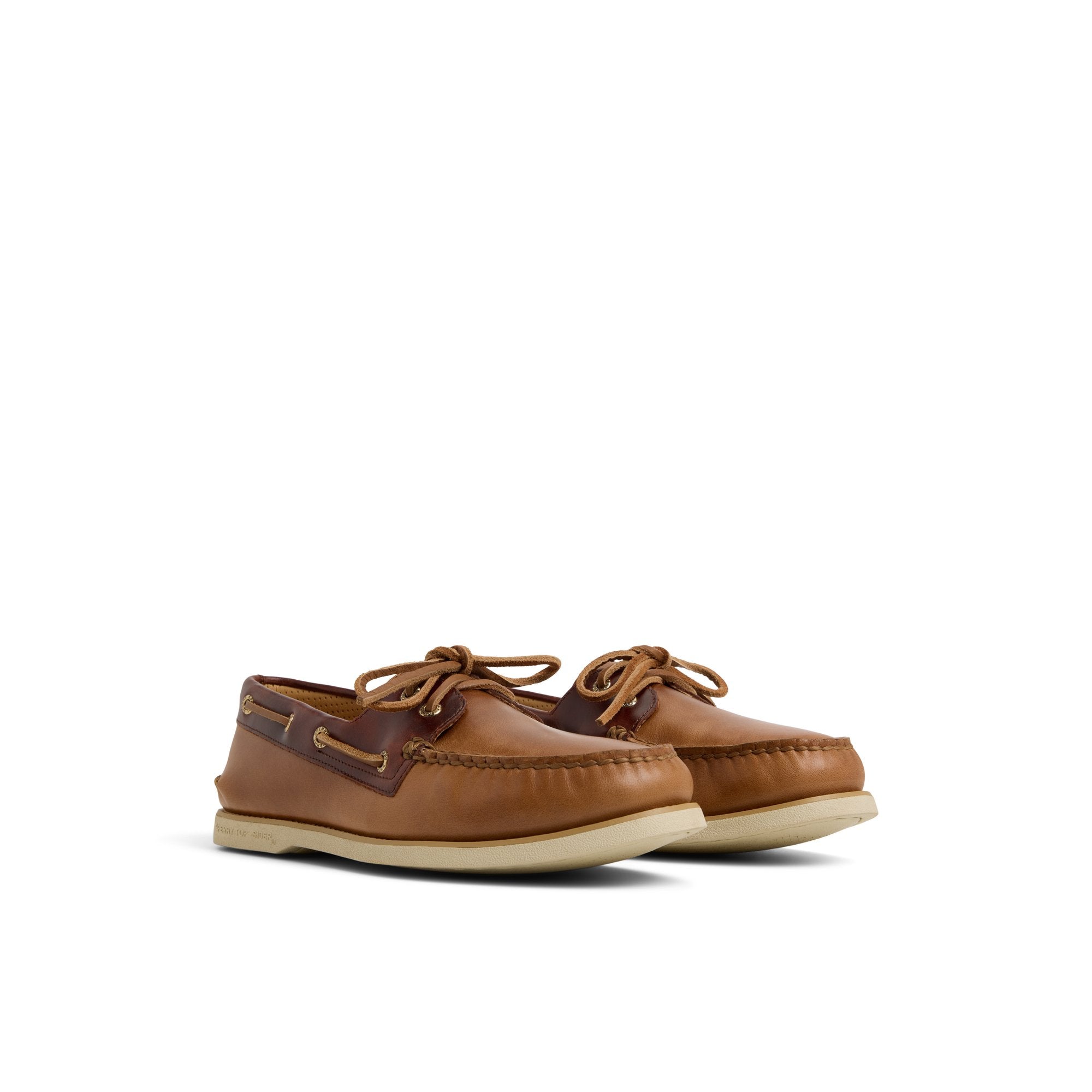 Gold Authentic Original™ 2-Eye Lite Boat Shoe Tan Combo Men's Leather - Image 4