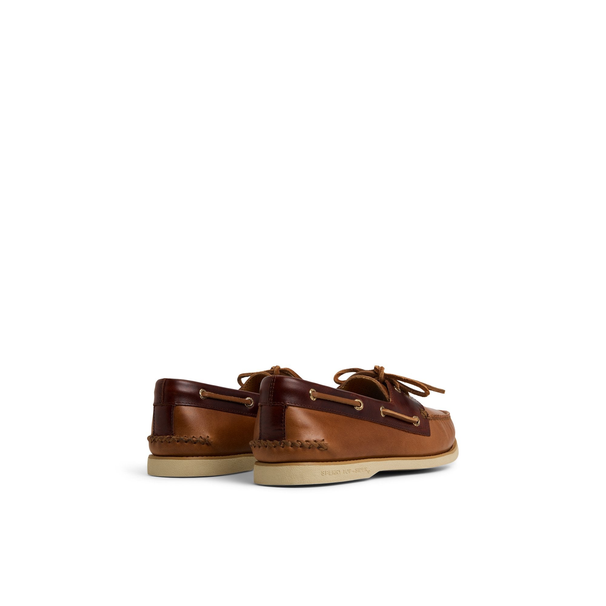 Gold Authentic Original™ 2-Eye Lite Boat Shoe Tan Combo Men's Leather - Image 5