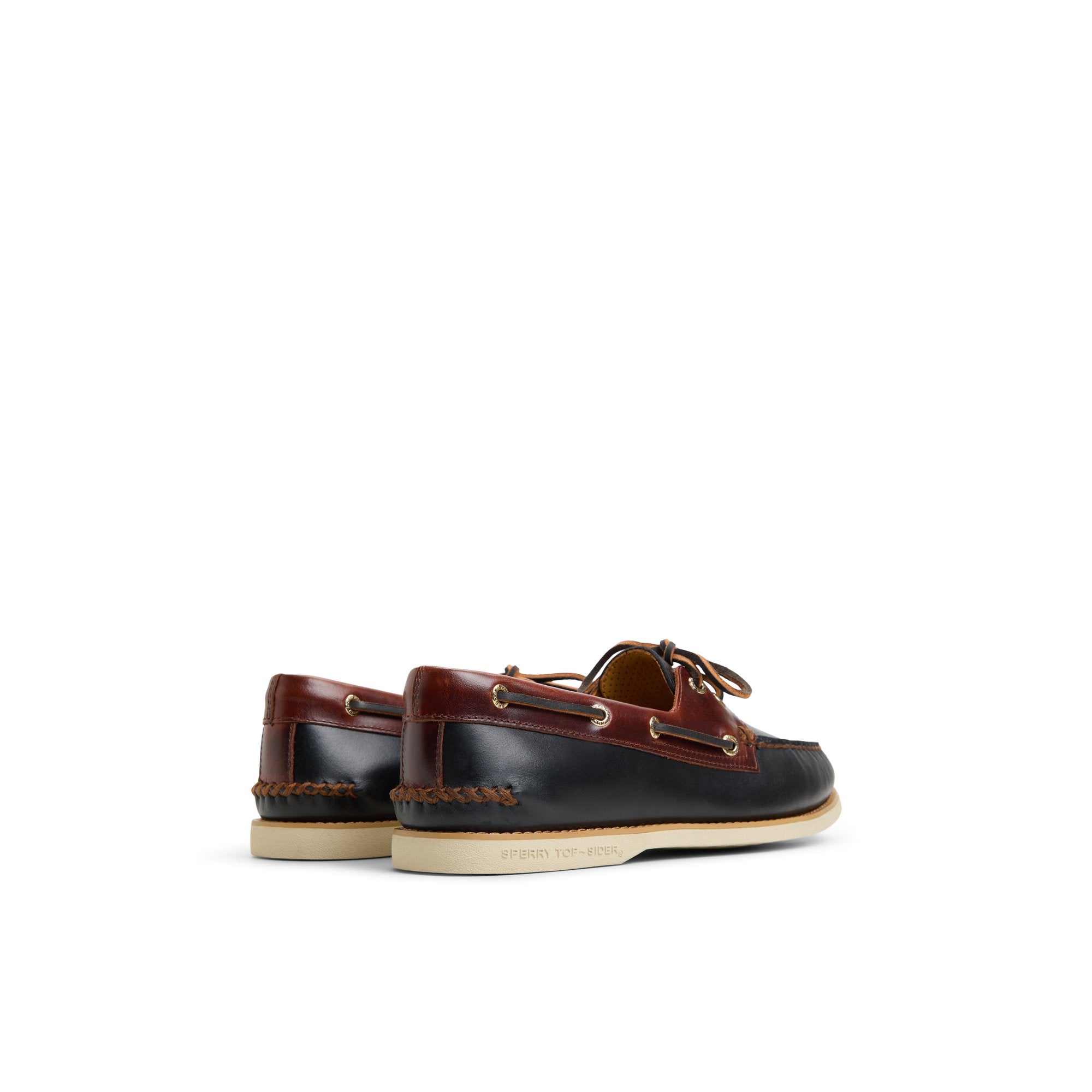 Gold Authentic Original™ 2-Eye Lite Boat Shoe Black Combo Men's Leather - Image 5