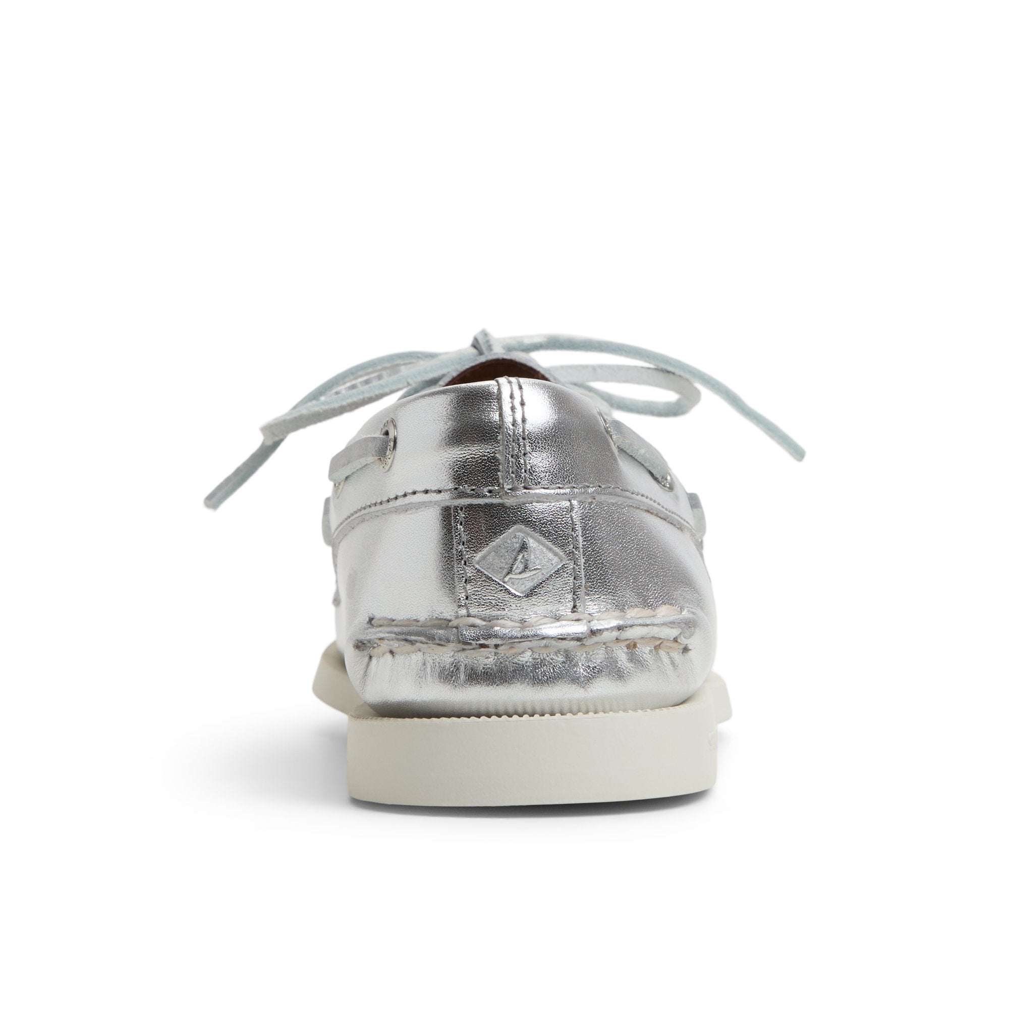 Authentic Original™ 2 Eye Boat Shoe Silver Women's Leather - Image 4
