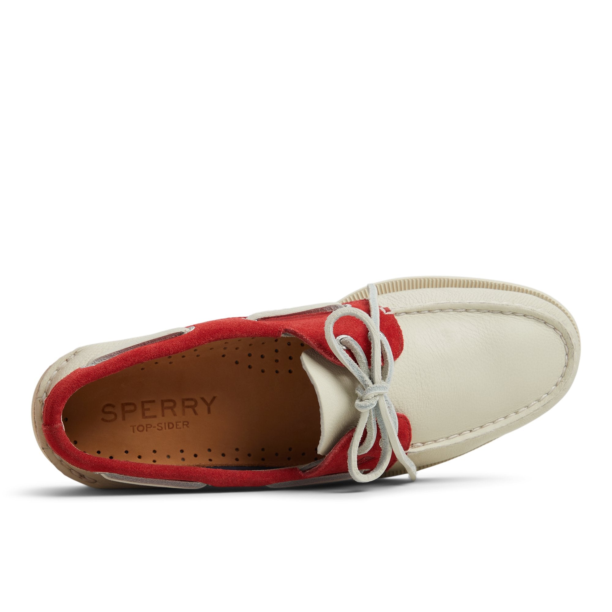 Authentic Original™ 2-Eye Boat Shoe Red White - Image 7