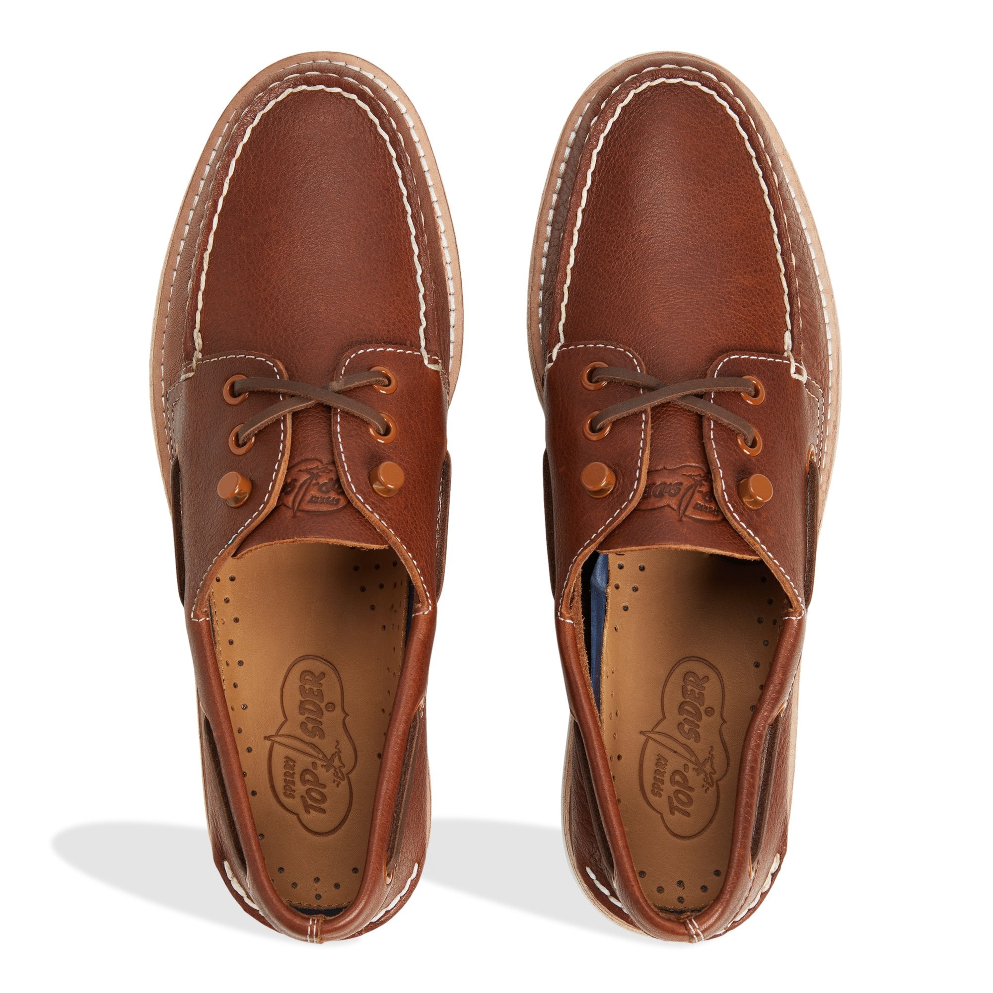 Authentic Original™ 3 Eye Boat Shoe Brown - Image 6