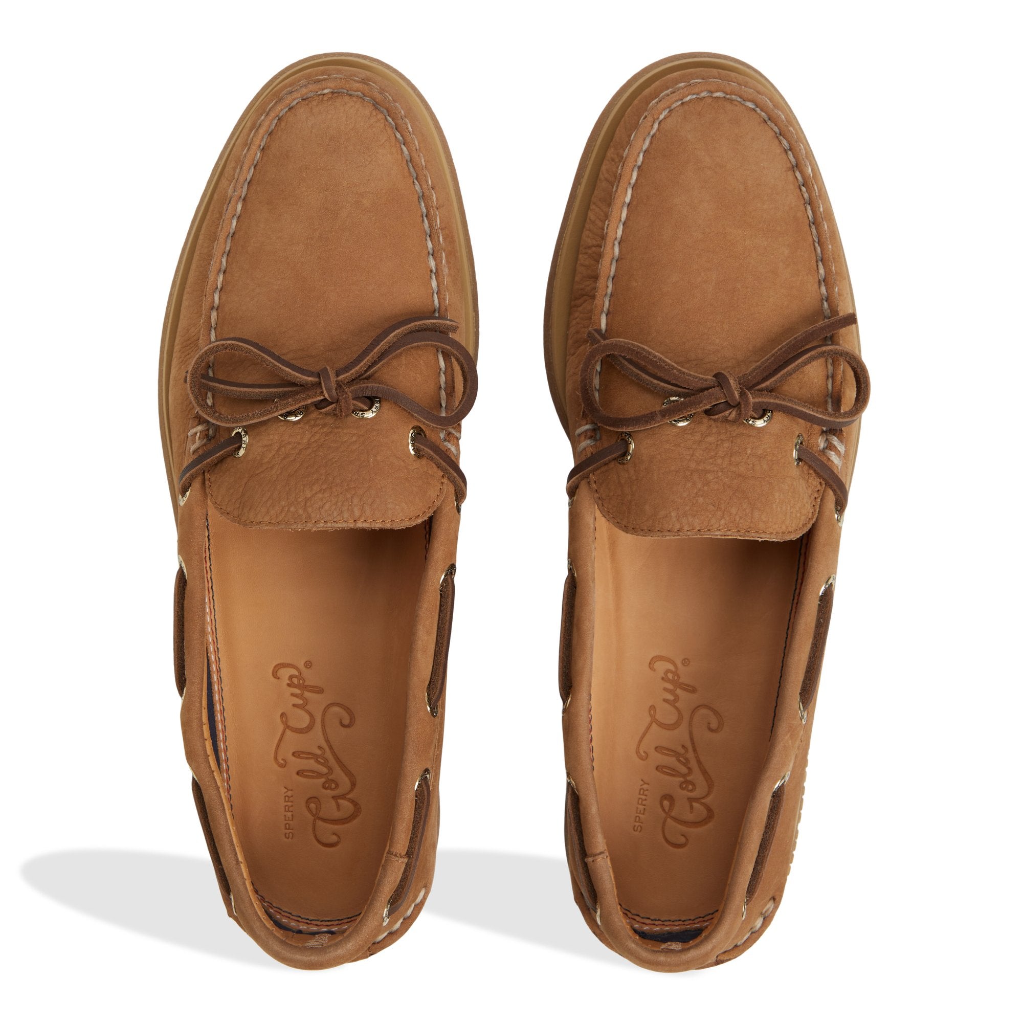 Gold Cup™ Authentic Original™ 1 Eye Boat Shoe Light Brown - Image 7