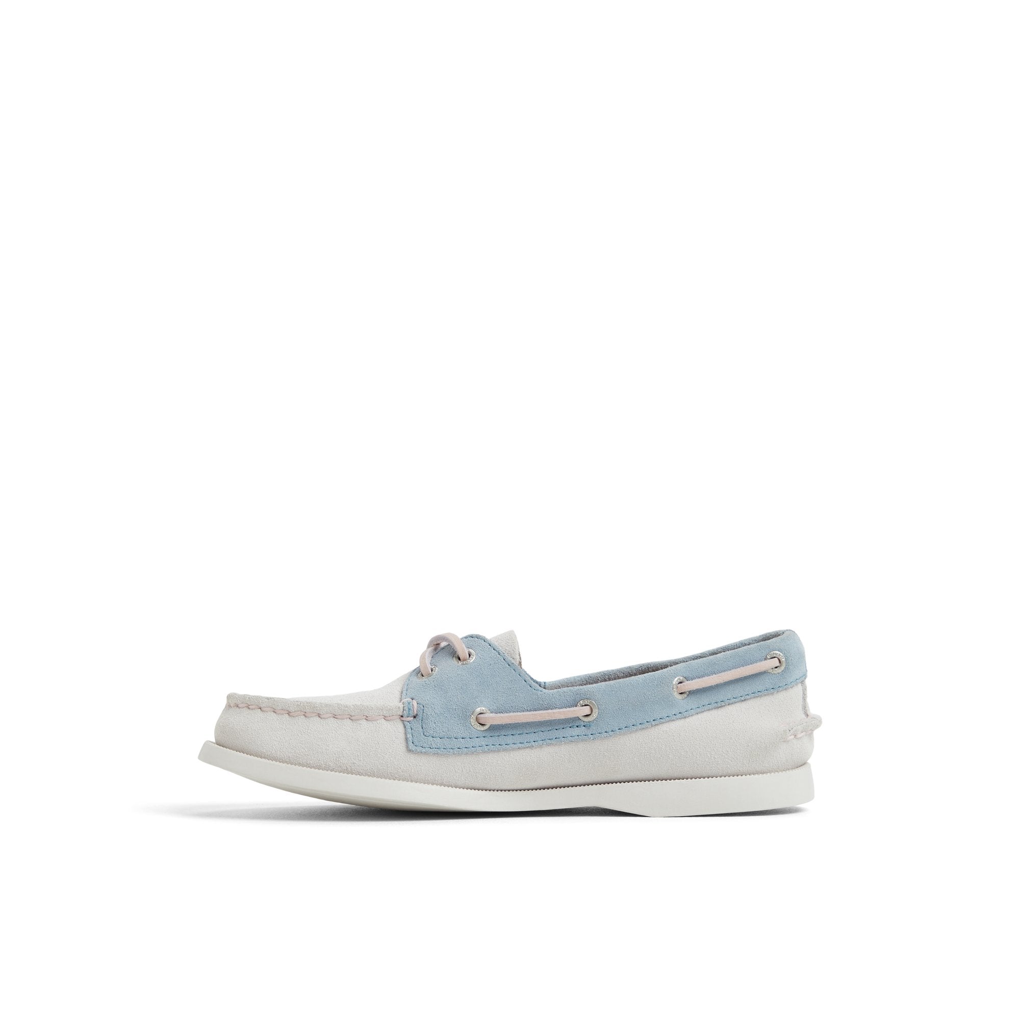 Authentic Original™ 2 Eye Boat Shoe White/Blue Women's Women - Image 3