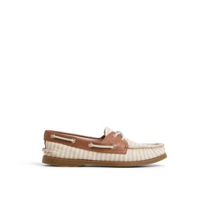 Authentic Original™ 2 Eye Boat Shoe White/Bone Women's Women
