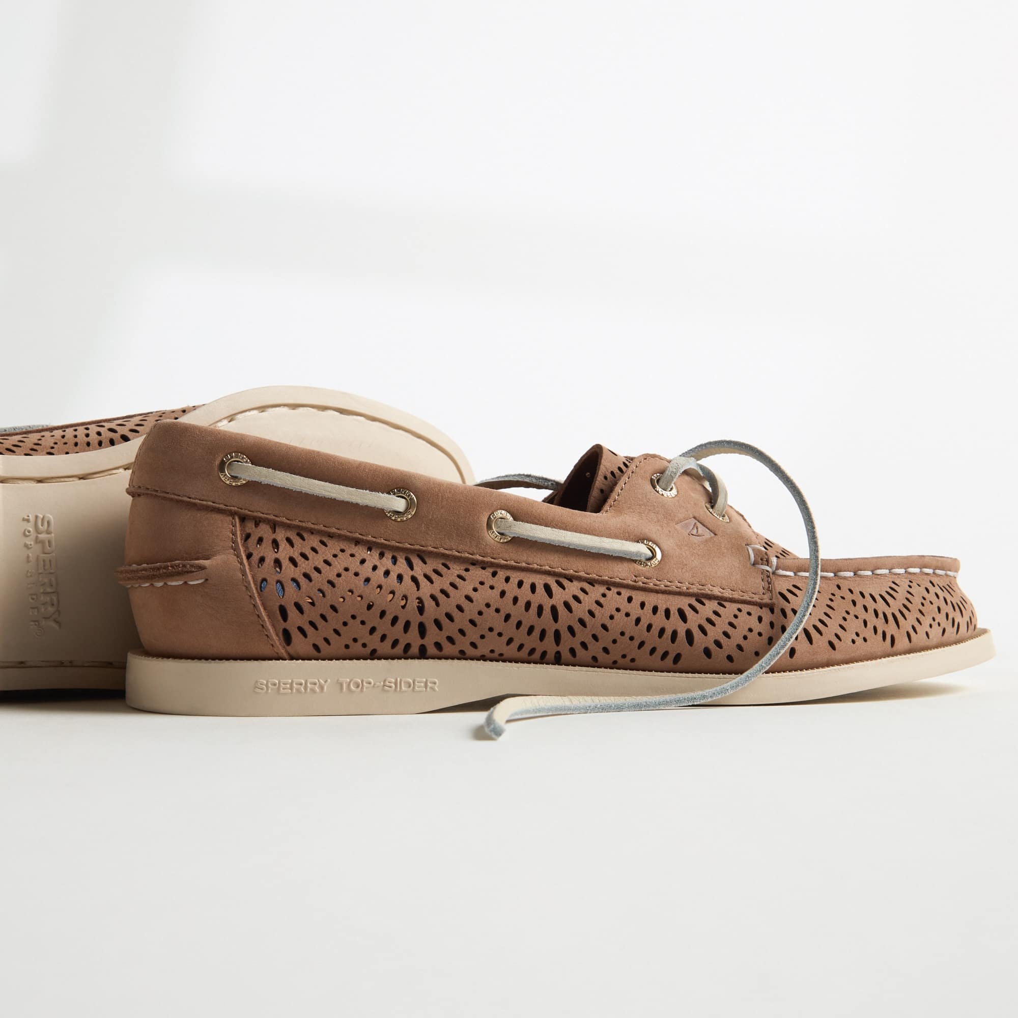 Authentic Original™ 2-Eye Lite Boat Shoe perf Medium Beige Women's Women - Image 2