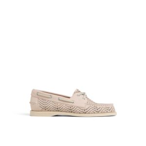 Authentic Original™ 2-Eye Perforated Boat Shoe Light Pink