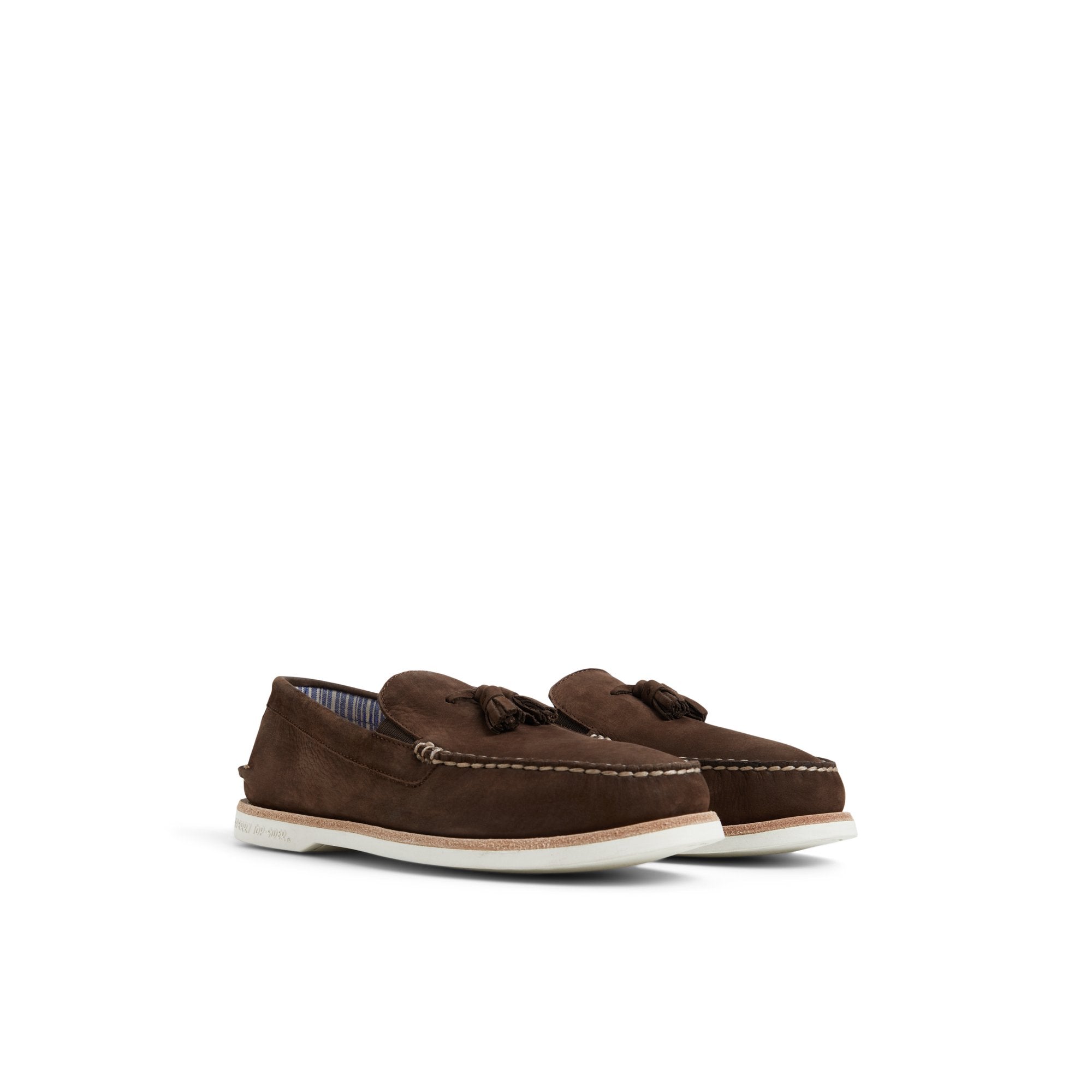Aotassel Brown Men's Loafers & Oxfords - Image 3