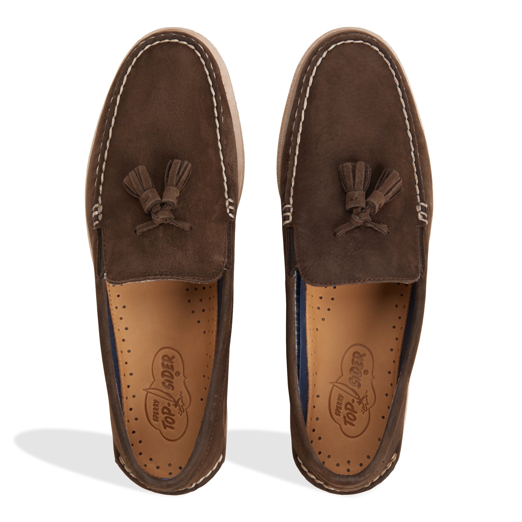 Aotassel Brown Men's Loafers & Oxfords - Image 6