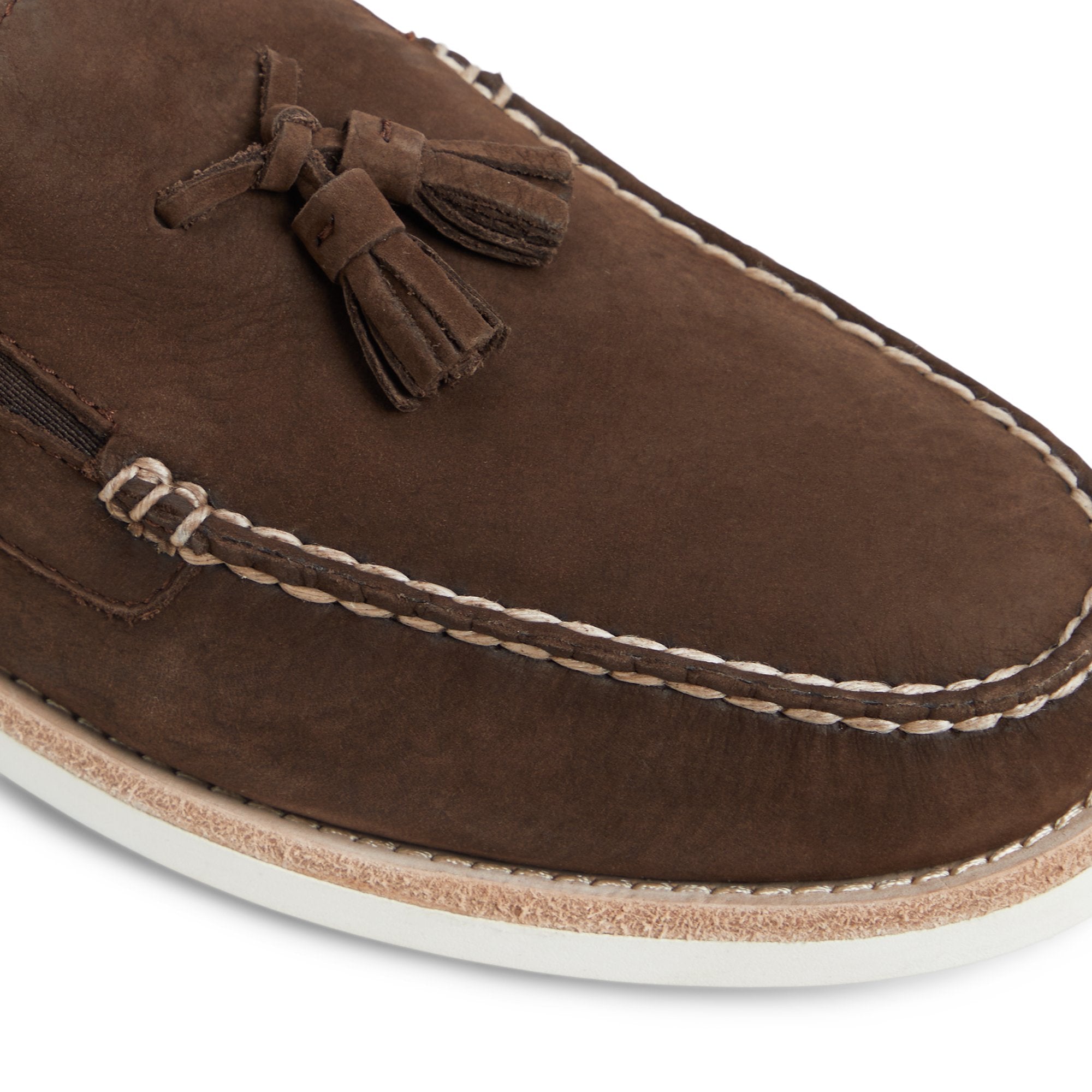 Aotassel Brown Men's Loafers & Oxfords - Image 7