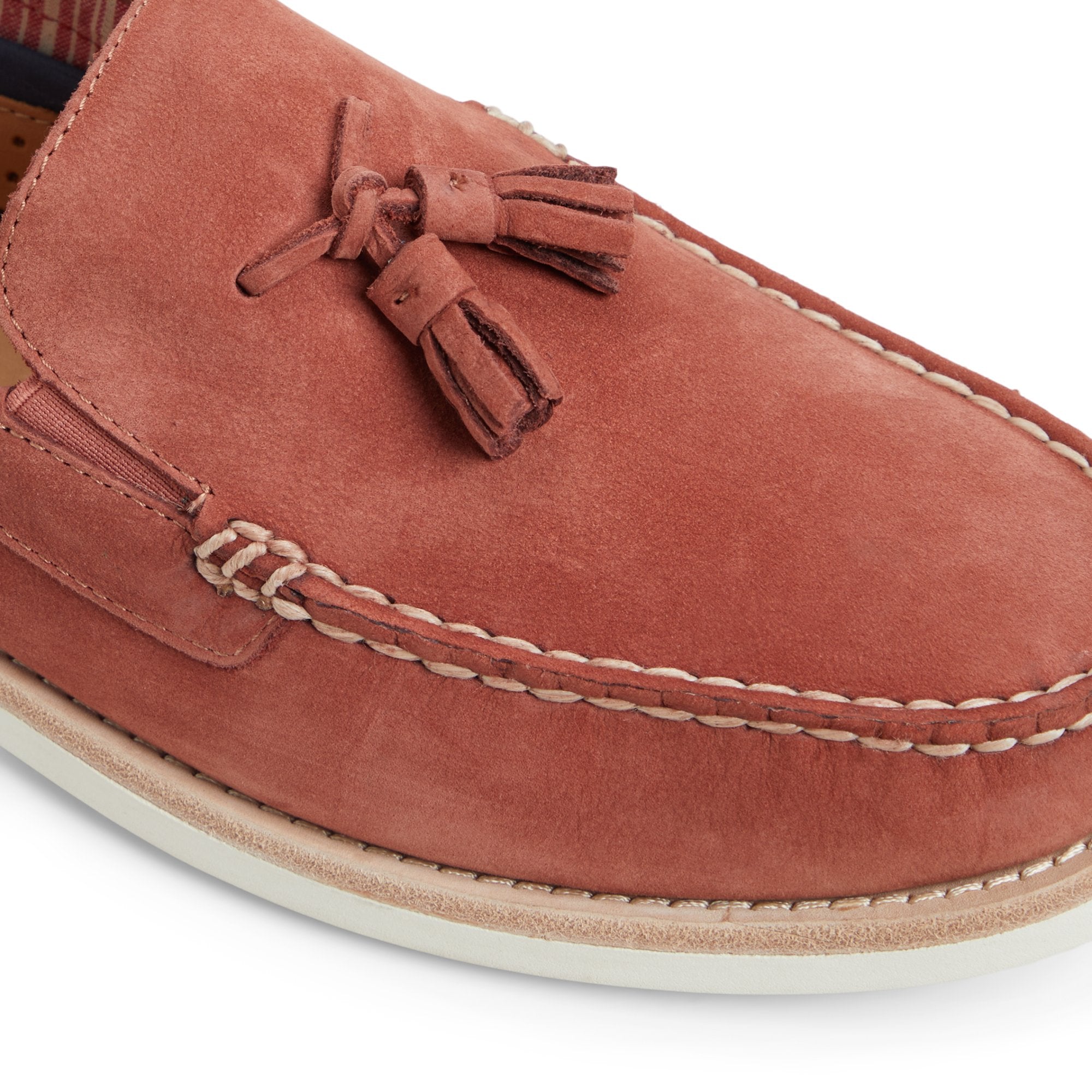 Aotassel Red Men's Loafers & Oxfords - Image 7