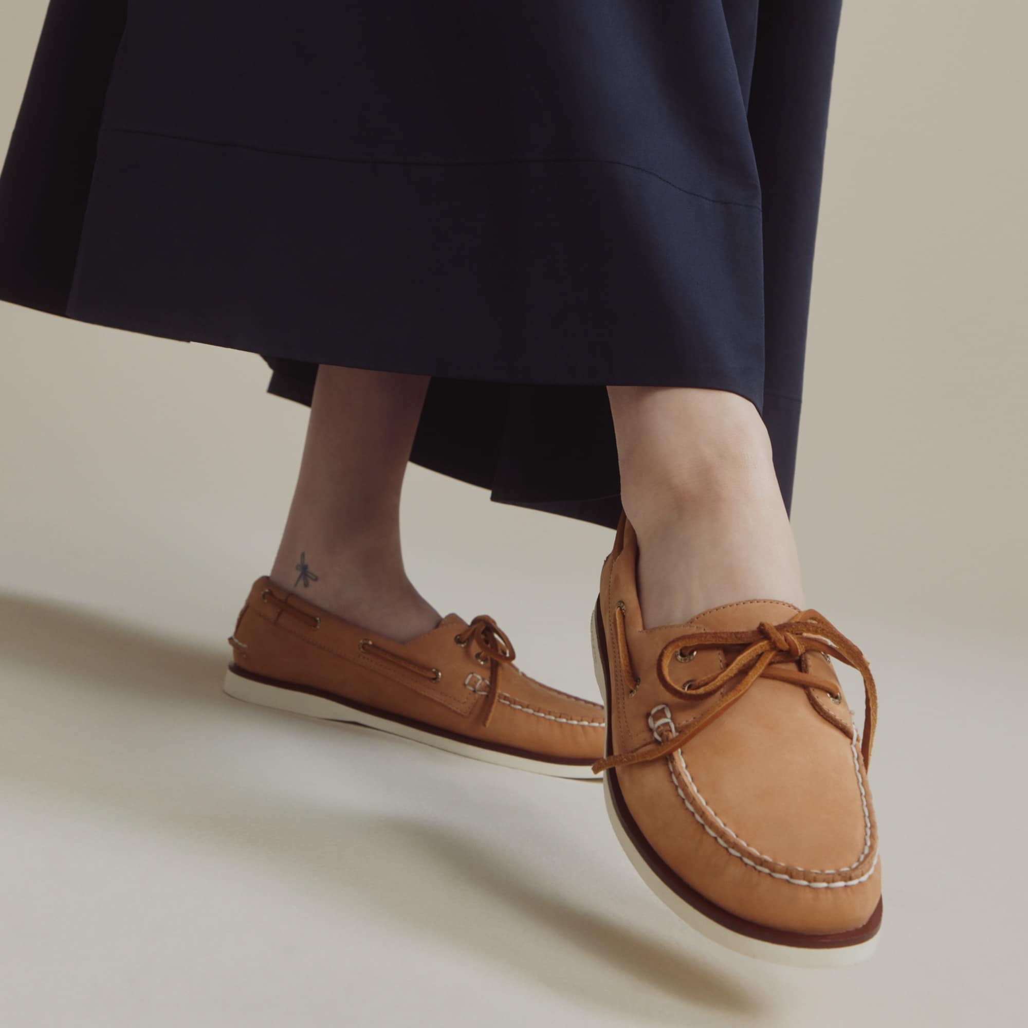 Gold Authentic Original™ 2-Eye Lite Boat Shoe Tan Women's Women - Image 9
