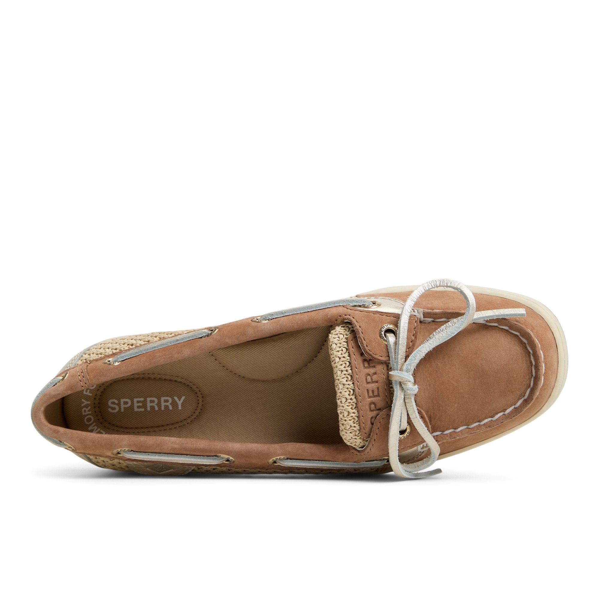 Angelfish 1 Eye Boat Shoe Open Tan - Image 6