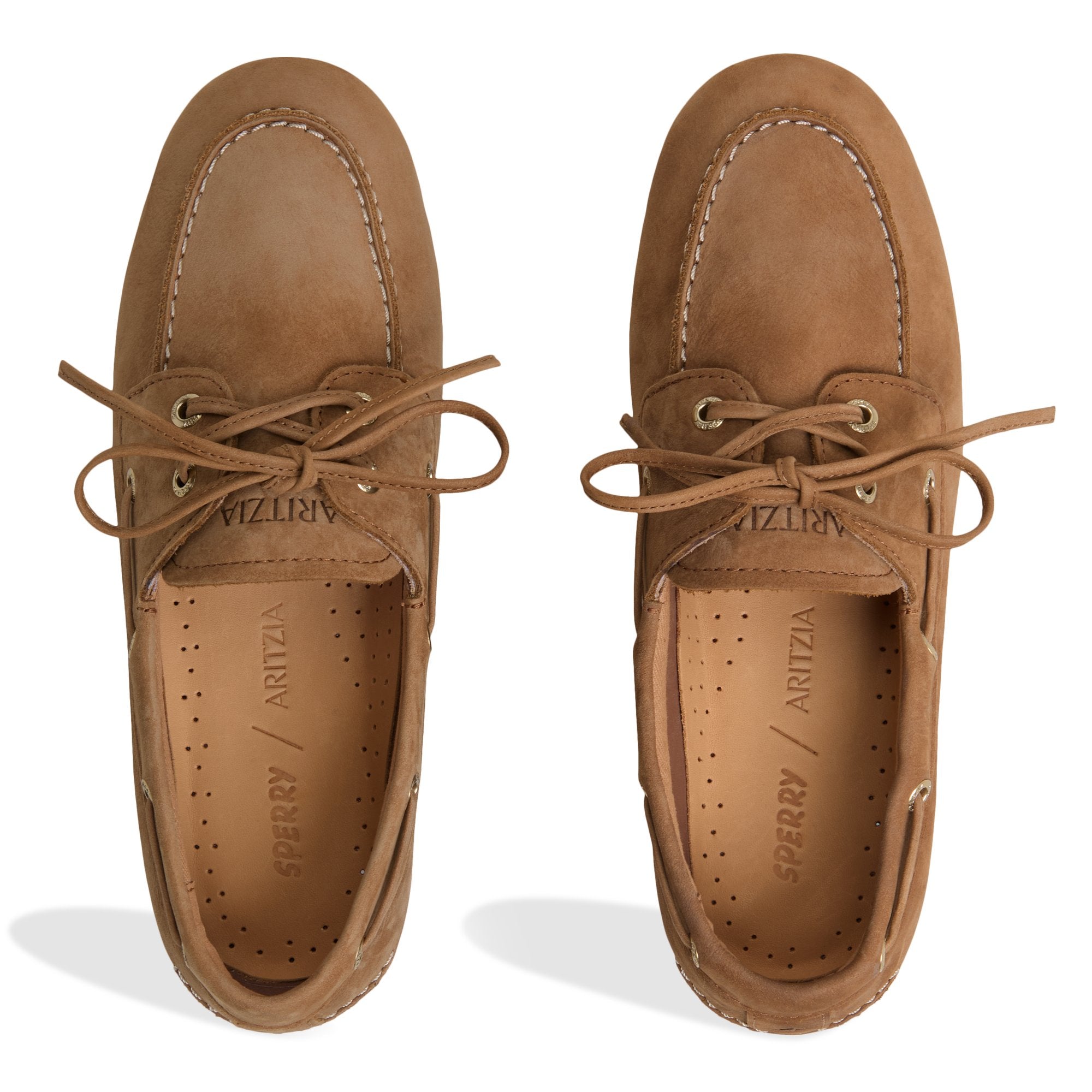Sperry x Aritzia Slim Boat Shoe Tan - Image 6