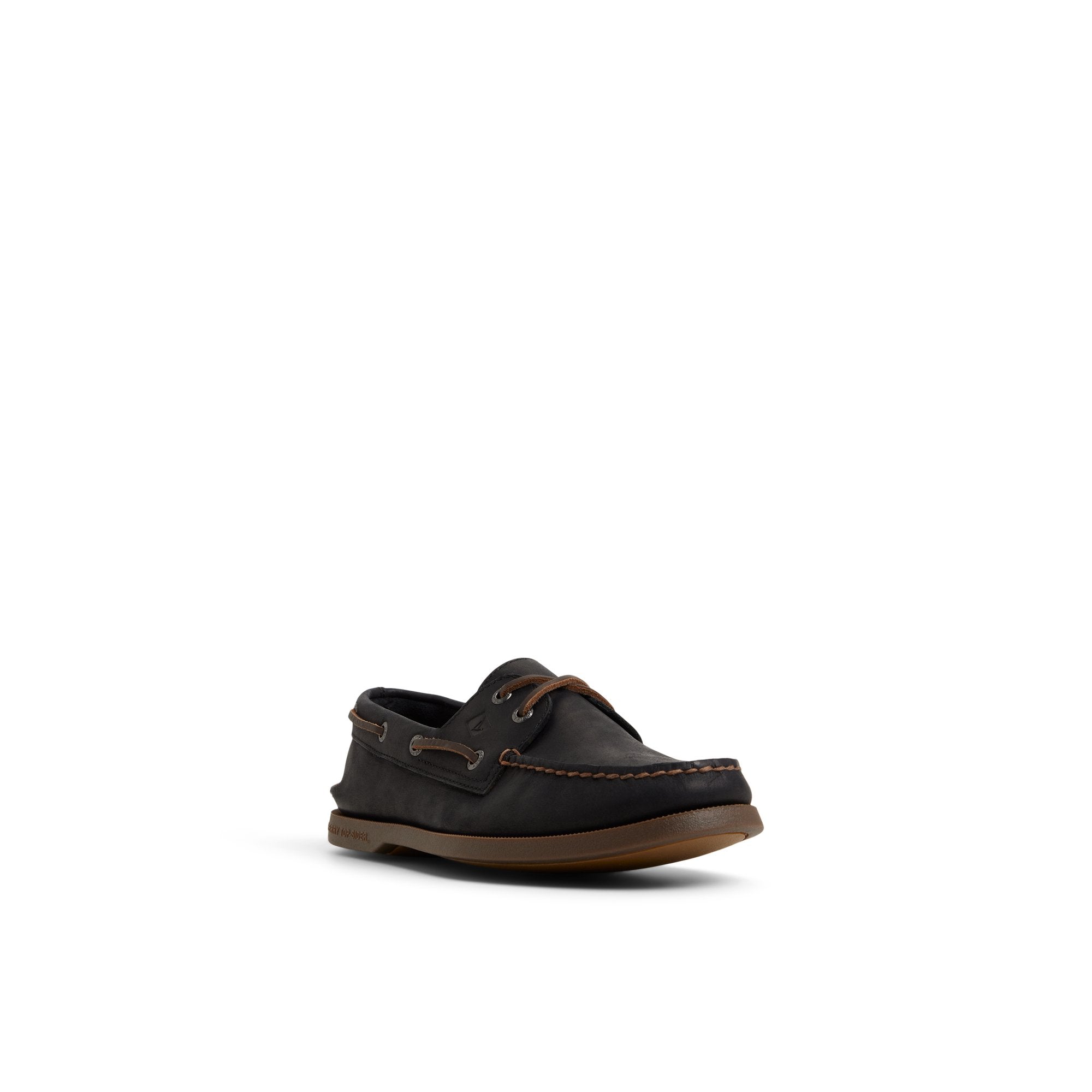 Authentic Original™ 2-Eye Lace Boat Shoe Other Black - Image 3