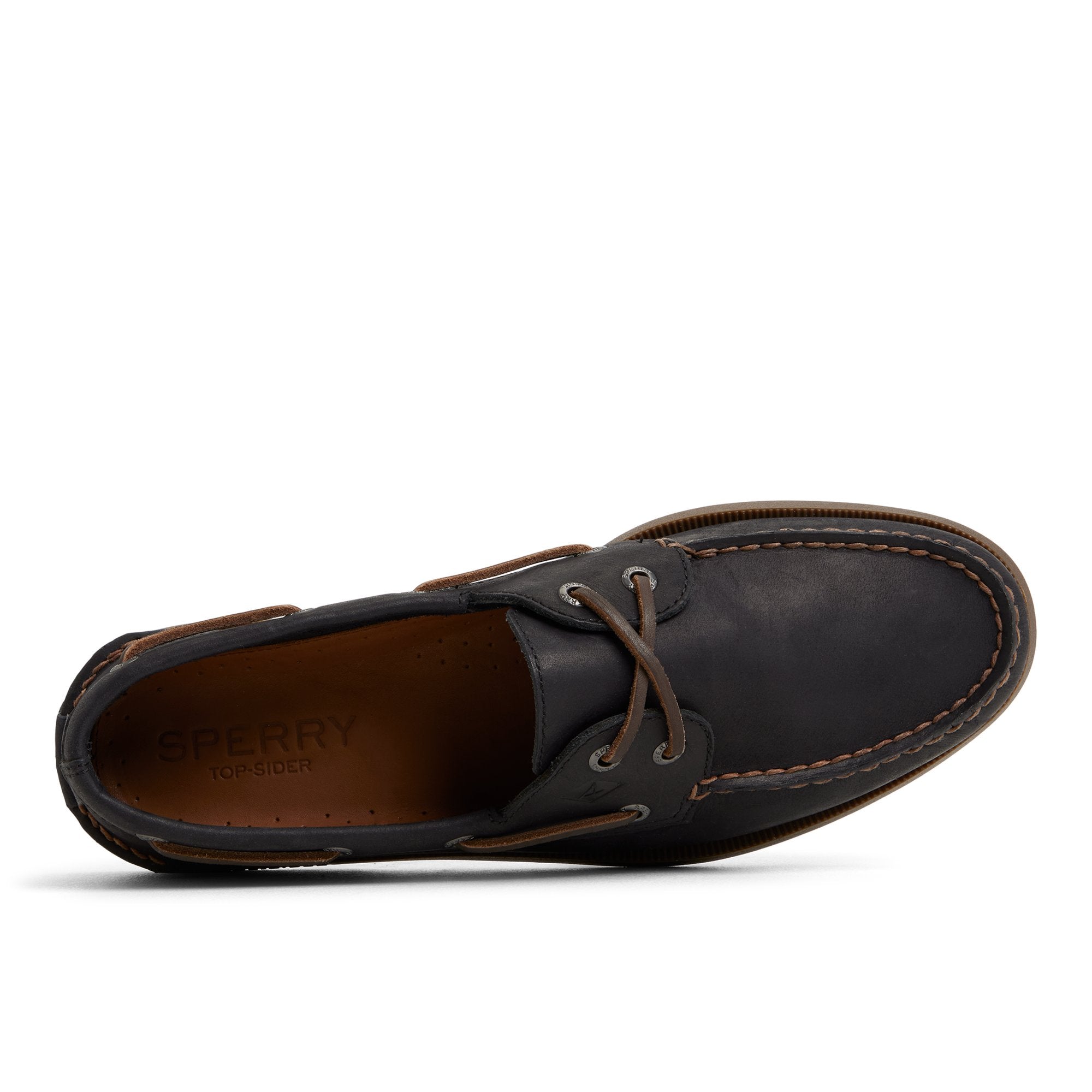 Authentic Original™ 2-Eye Lace Boat Shoe Other Black - Image 6
