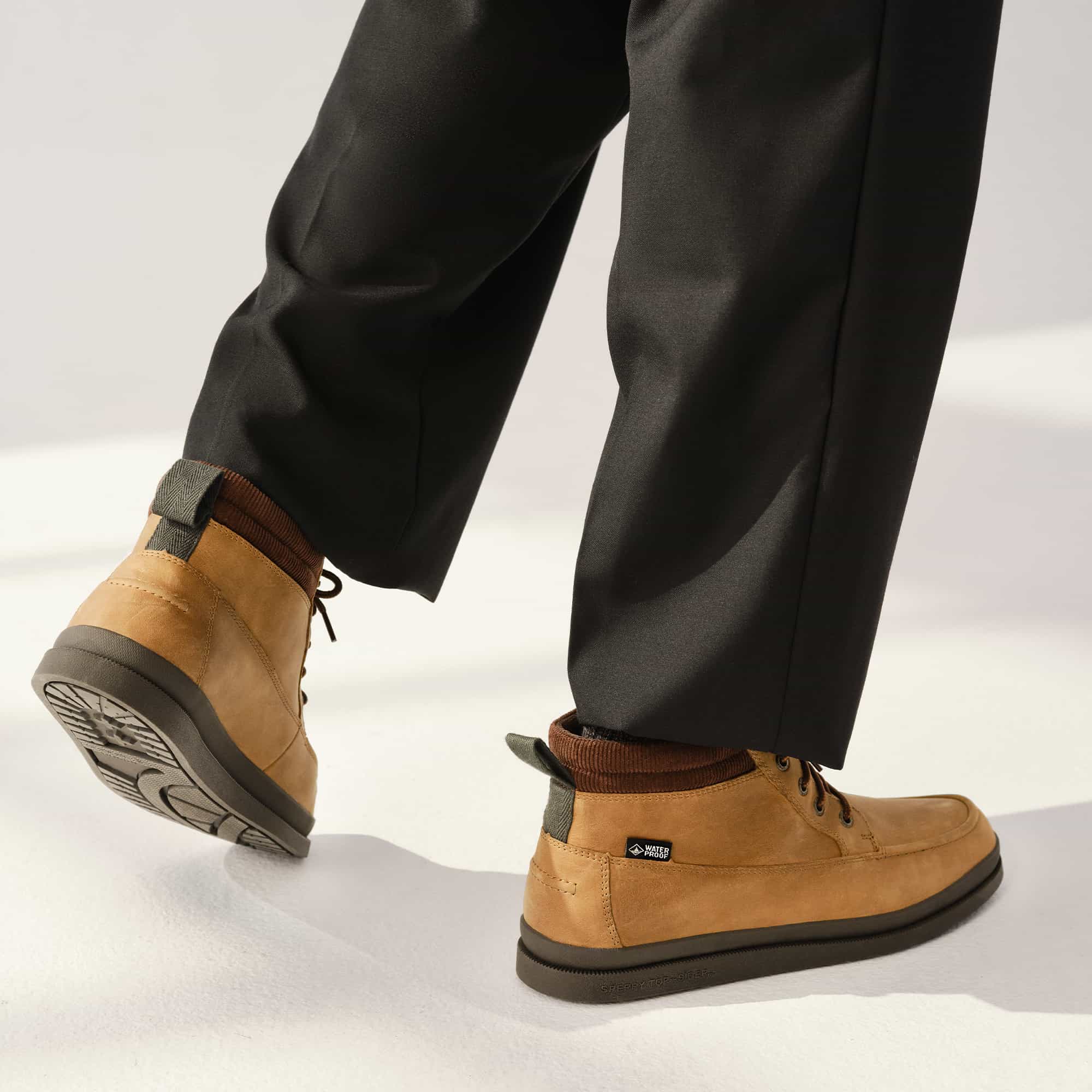 Tour Moc Mid Top Sneaker Tan - Image 8