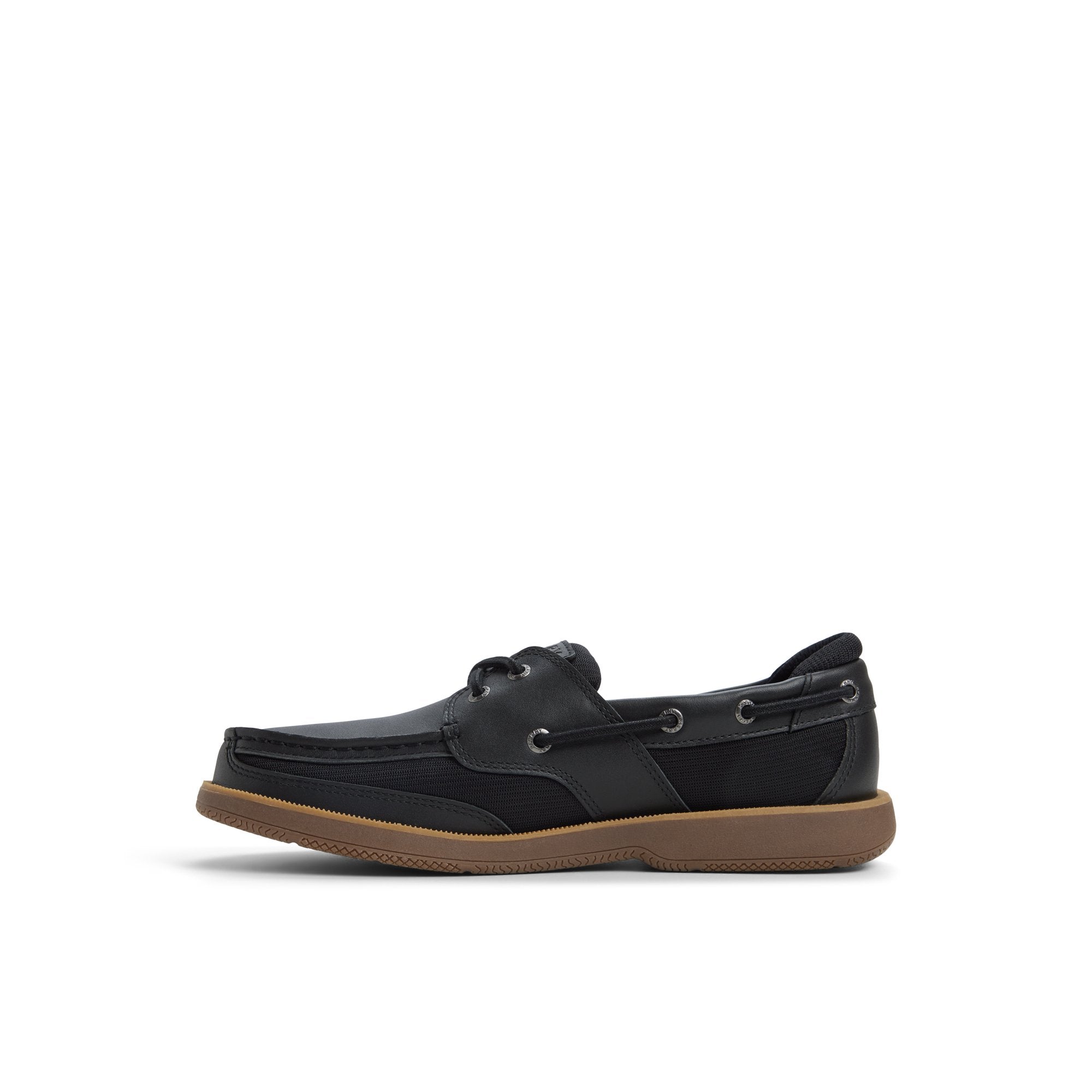 Surveyor 2 Eye Boat Shoes Black - Image 2