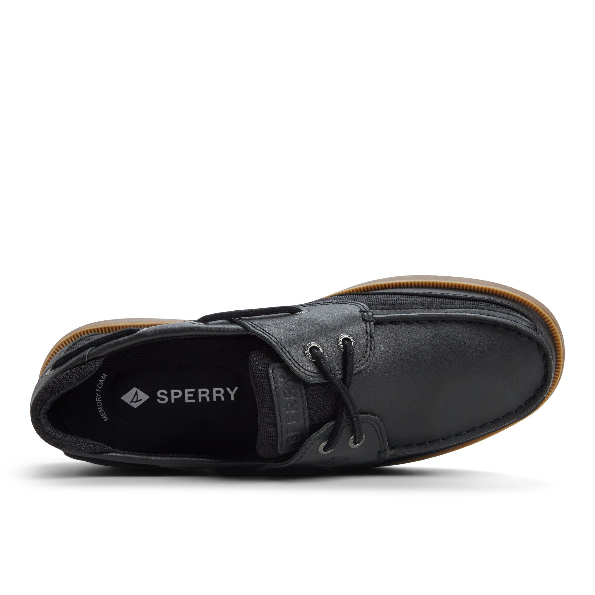 Surveyor 2 Eye Boat Shoes Black - Image 6
