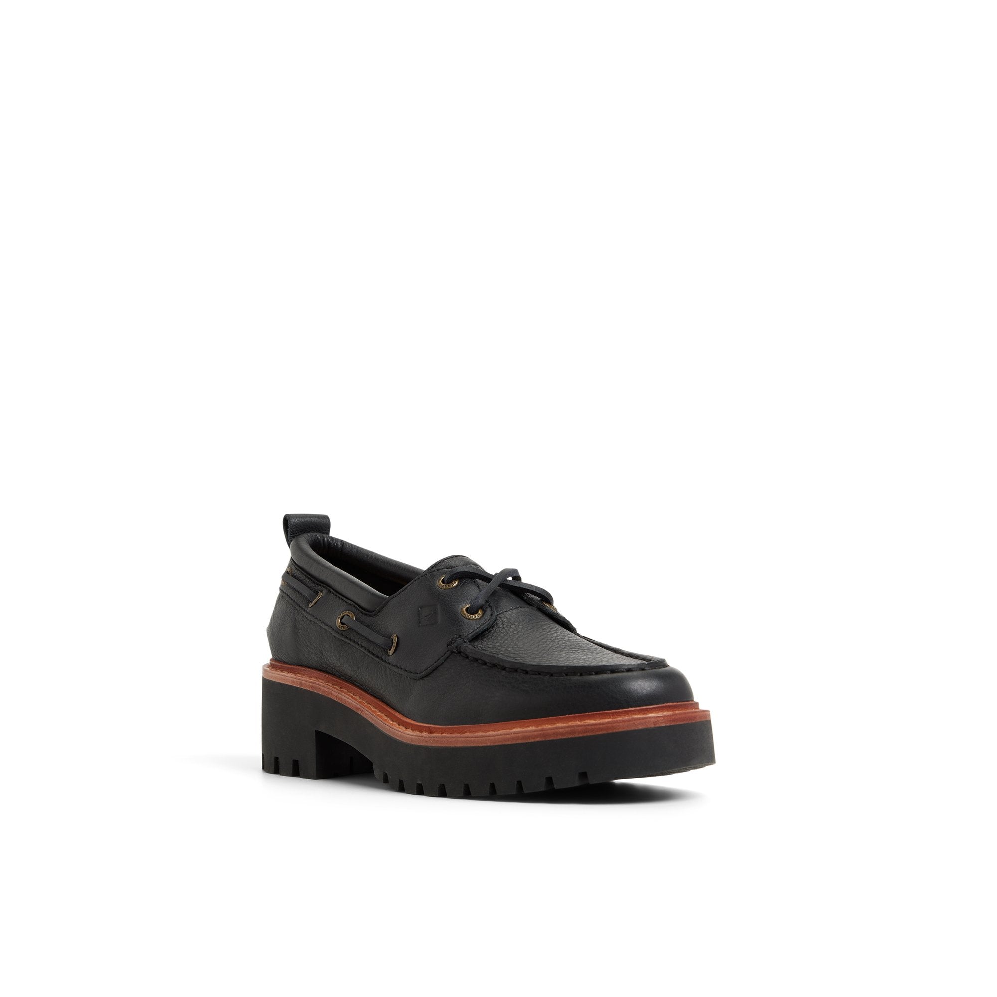 Authentic Original™ Lug 2-Eye Boat Shoe Black - Image 3