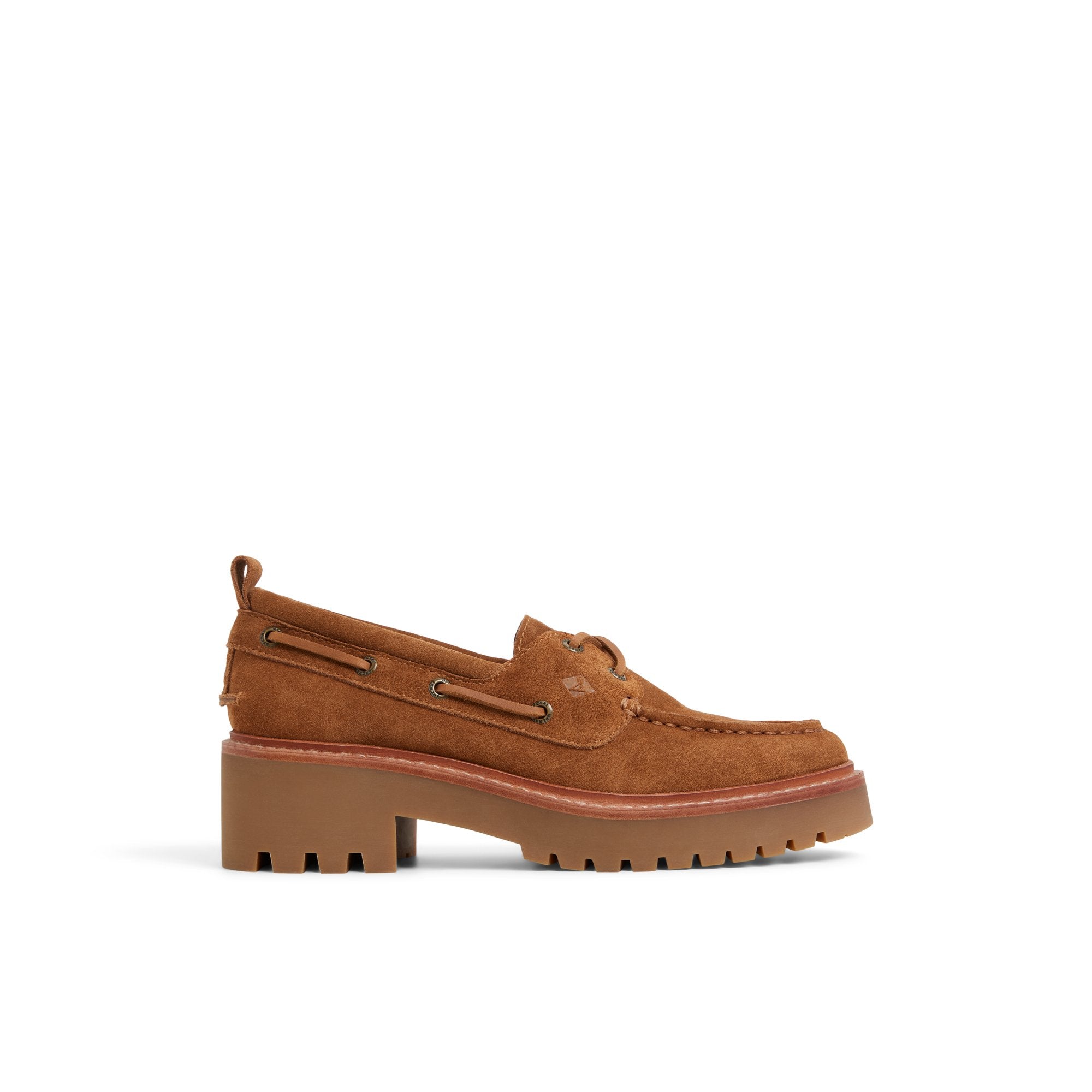 Authentic Original™ Lug 2-Eye Boat Shoe Tan