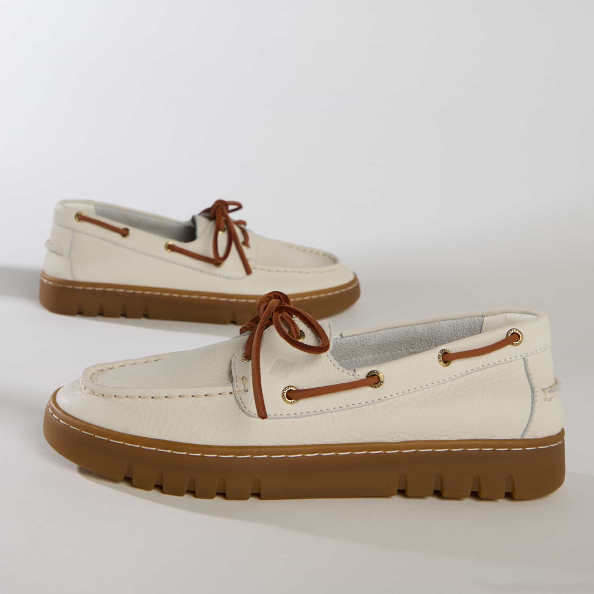 Keely Boat Shoe Cream Multi - Image 2