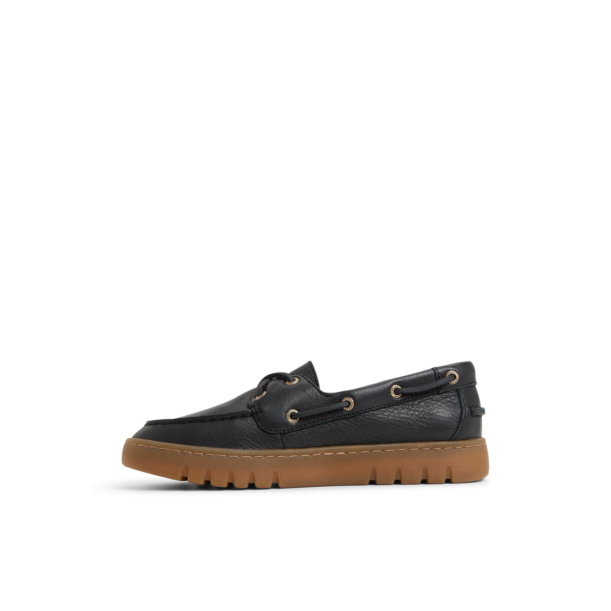 Keely Boat Shoe Black - Image 2