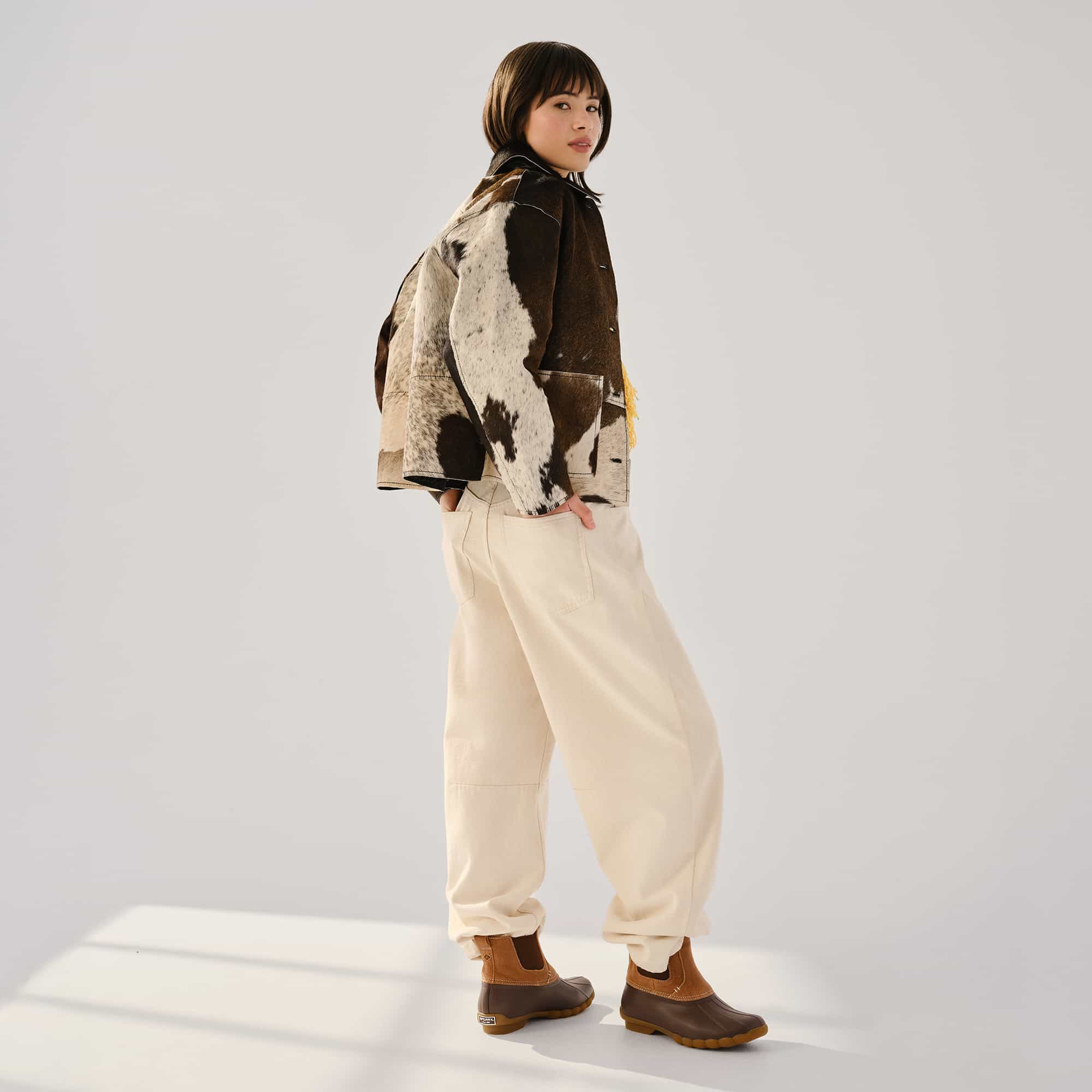Saltwater™™ Duck Chelsea Boot Dark Brown - Image 2