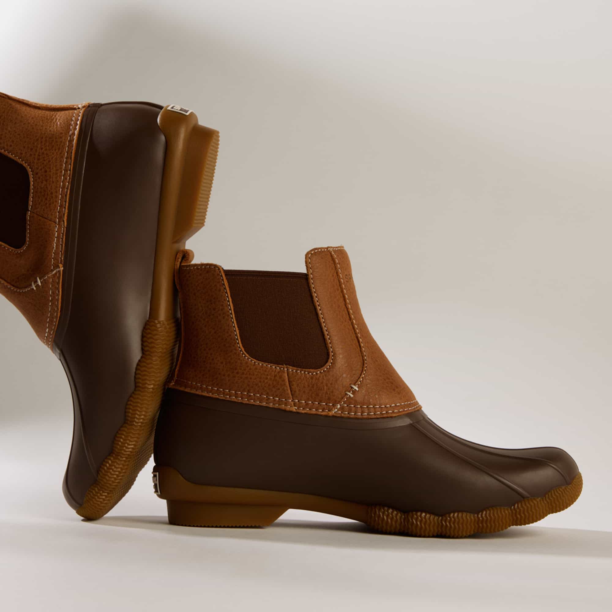 Saltwater™™ Duck Chelsea Boot Dark Brown - Image 8