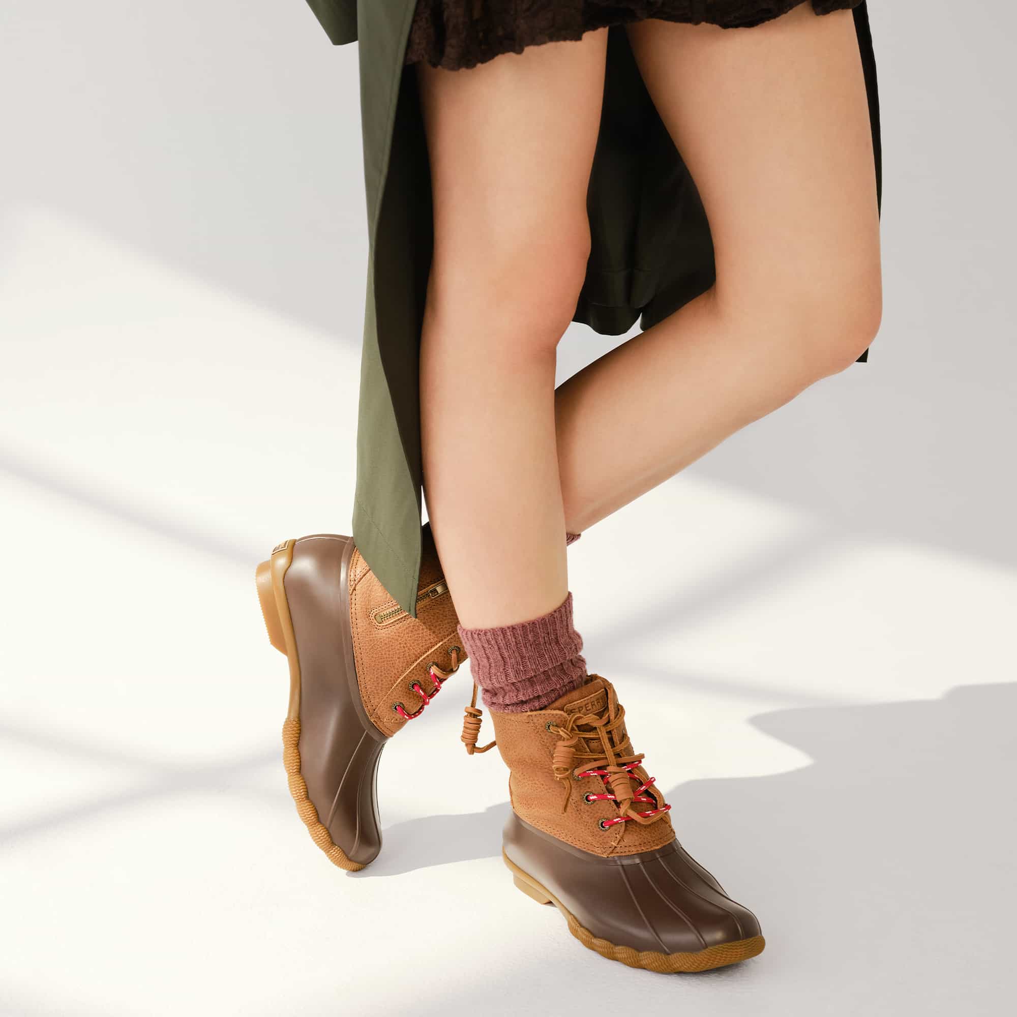 Saltwater™™ Duck Lug Boot Dark Brown - Image 8