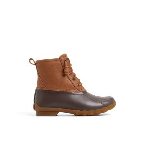 Saltwater™™ Duck Lug Boot Dark Brown